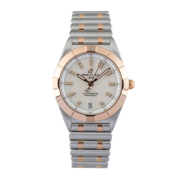 Breitling Chronomat acero / oro cuarzo reloj para damas  U77310101A2U1 LP: 8800EUR  [2601314]
