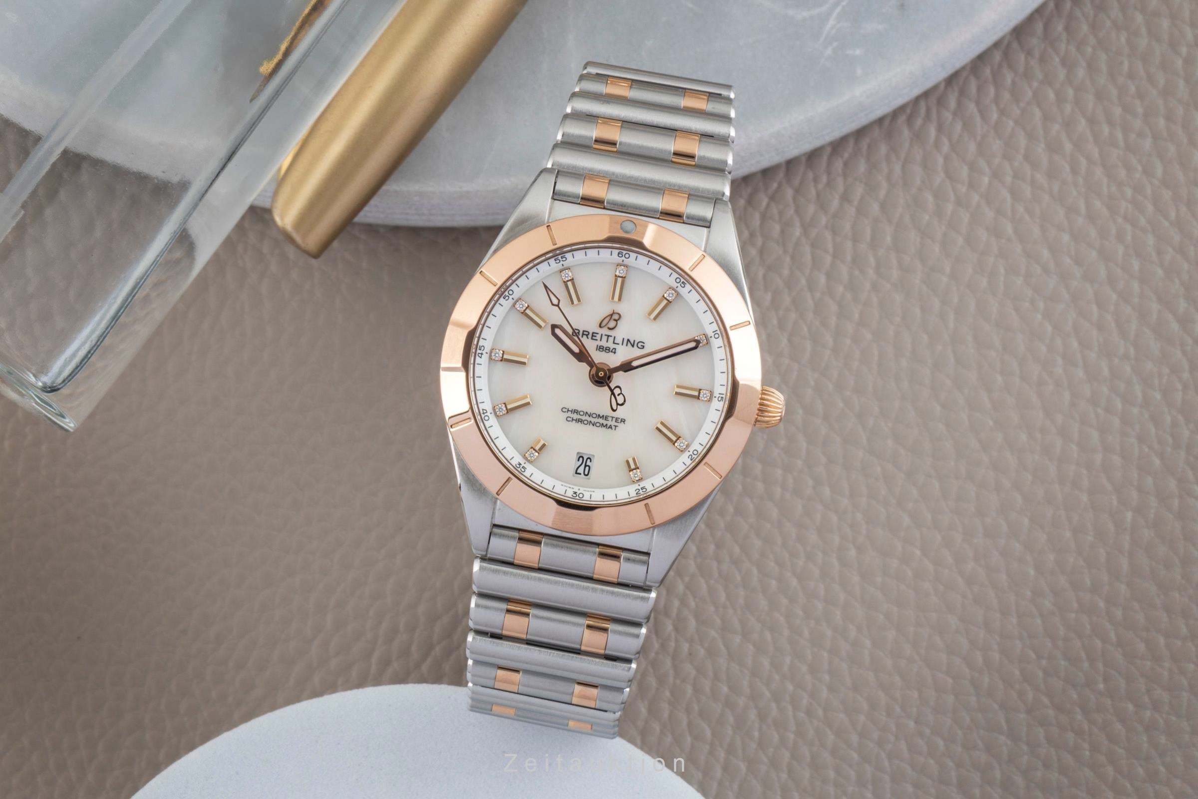 Breitling Chronomat acero / oro cuarzo reloj para damas  U77310101A2U1 LP: 8800EUR  [2601314]
