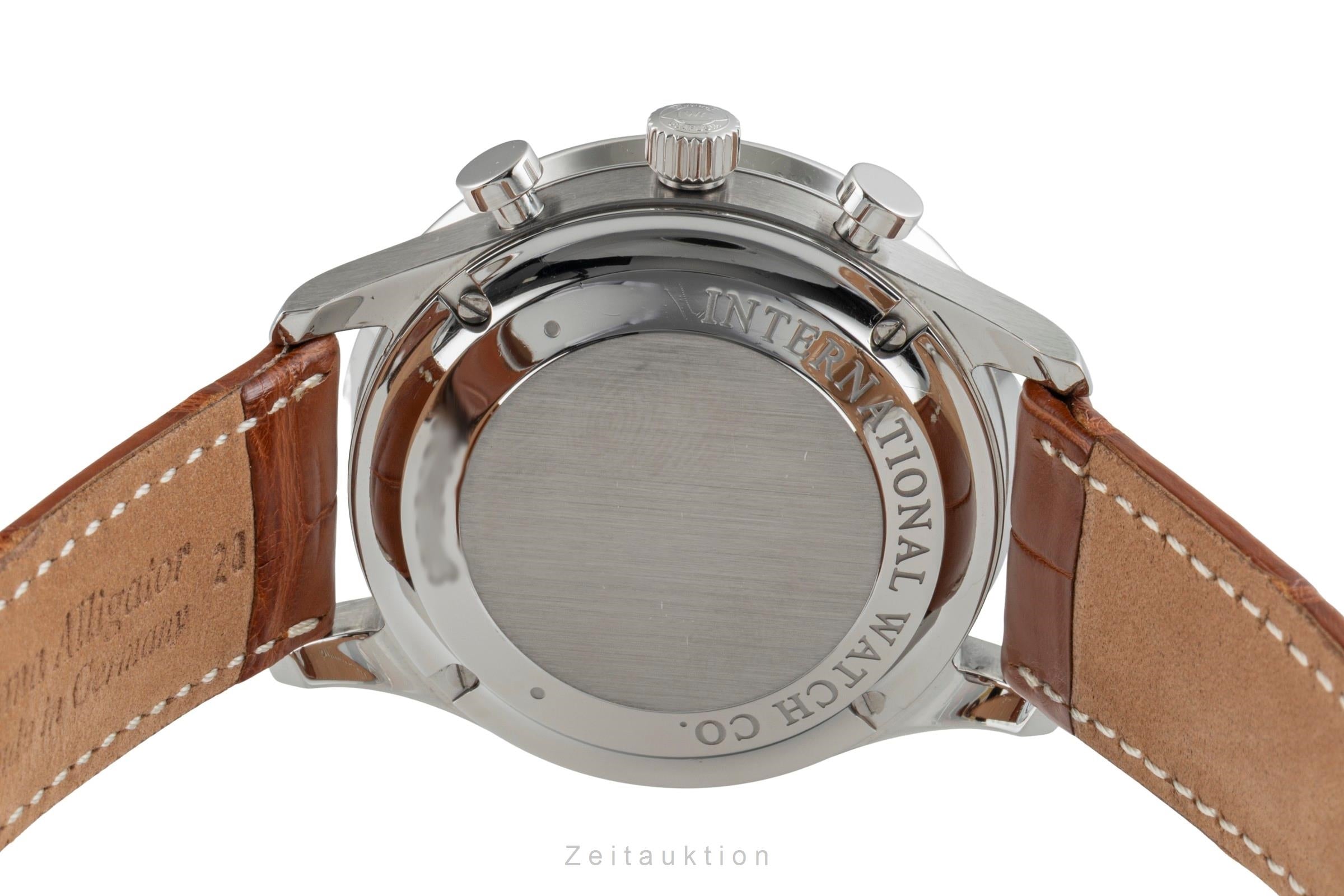 IWC Portugieser chronograph steel automatic men's watch IW371445 LP: 9100EUR  [2601317]