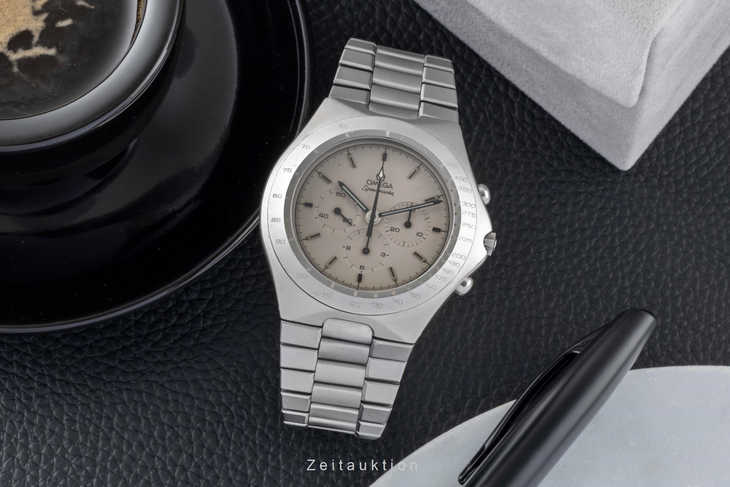 Omega Speedmaster chronograph steel manual winding men's watch 345.0803  145.0040 Vintage  [2601318]