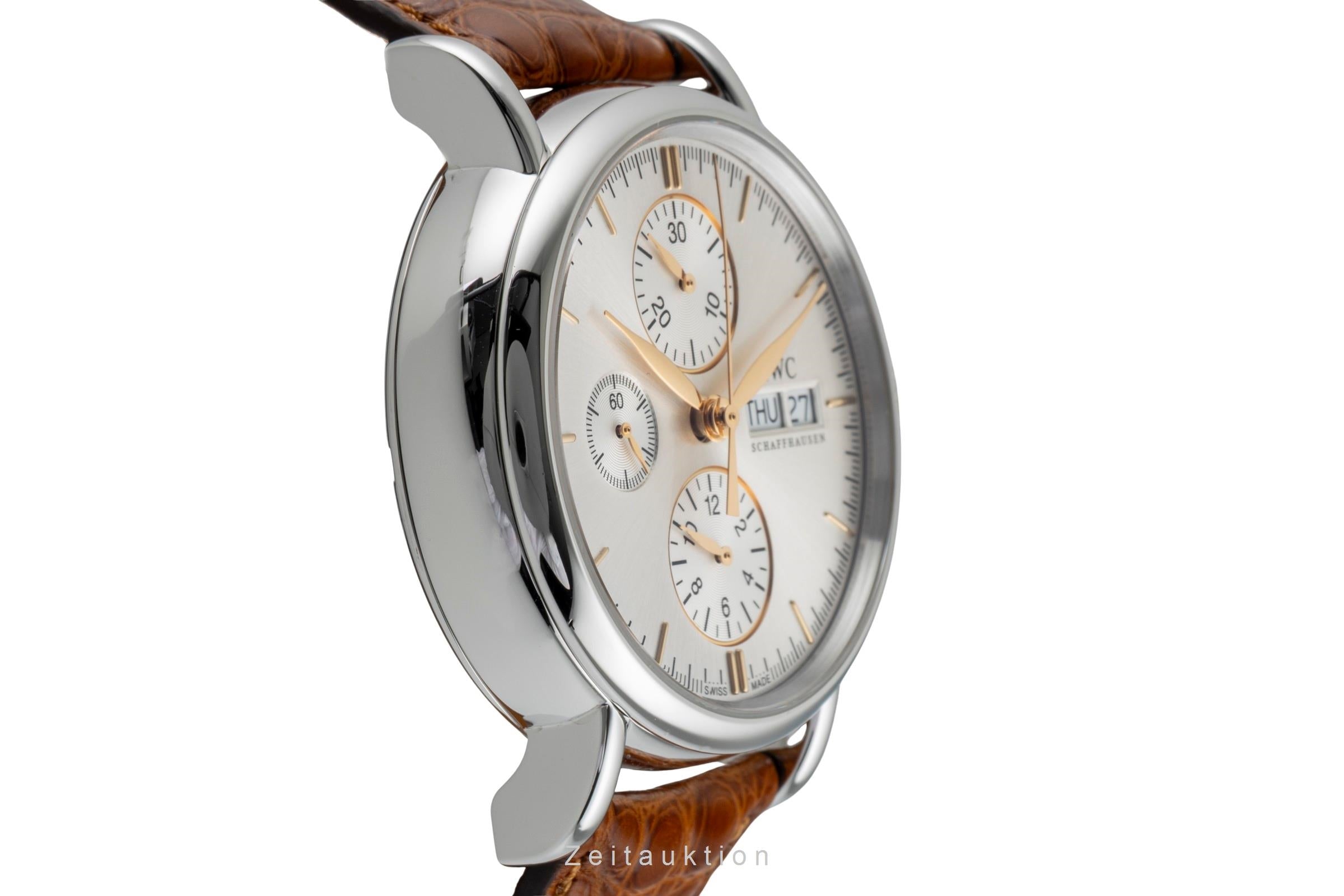 IWC Portofino chronographe acier automatique montre pour hommes IW378302  [2601322]