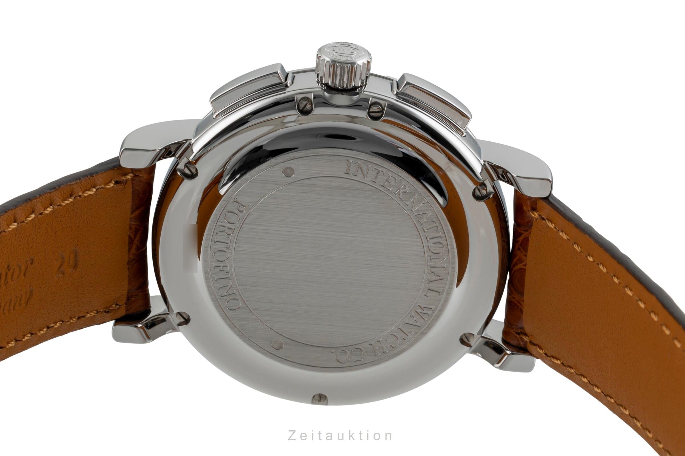 IWC Portofino chronographe acier automatique montre pour hommes IW378302  [2601322]
