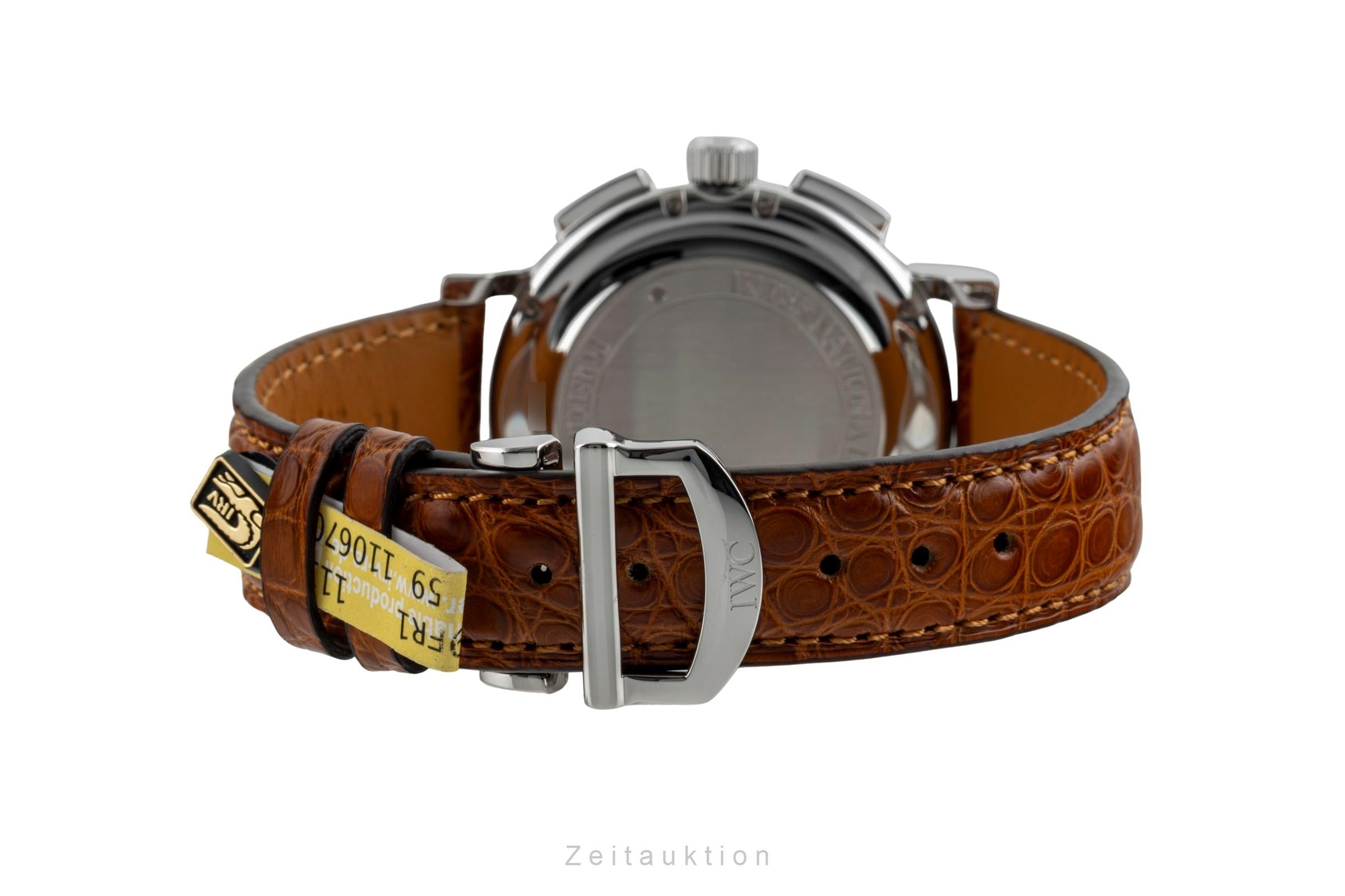 IWC Portofino chronographe acier automatique montre pour hommes IW378302  [2601322]