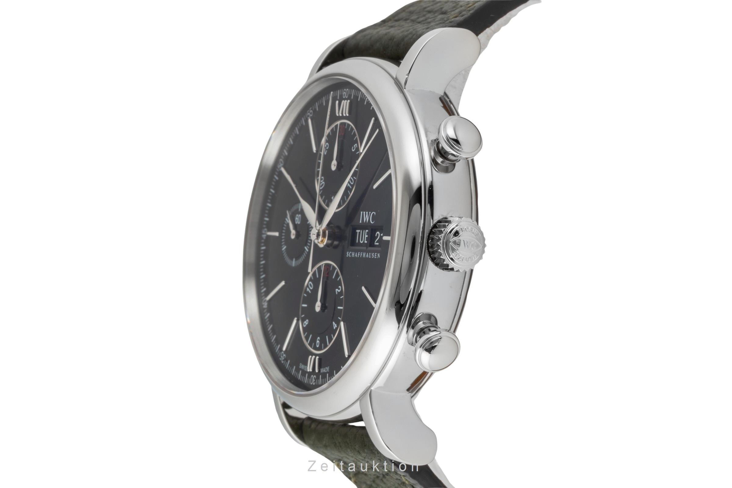 IWC Portofino chronographe acier automatique montre pour hommes IW391010  [2601323]