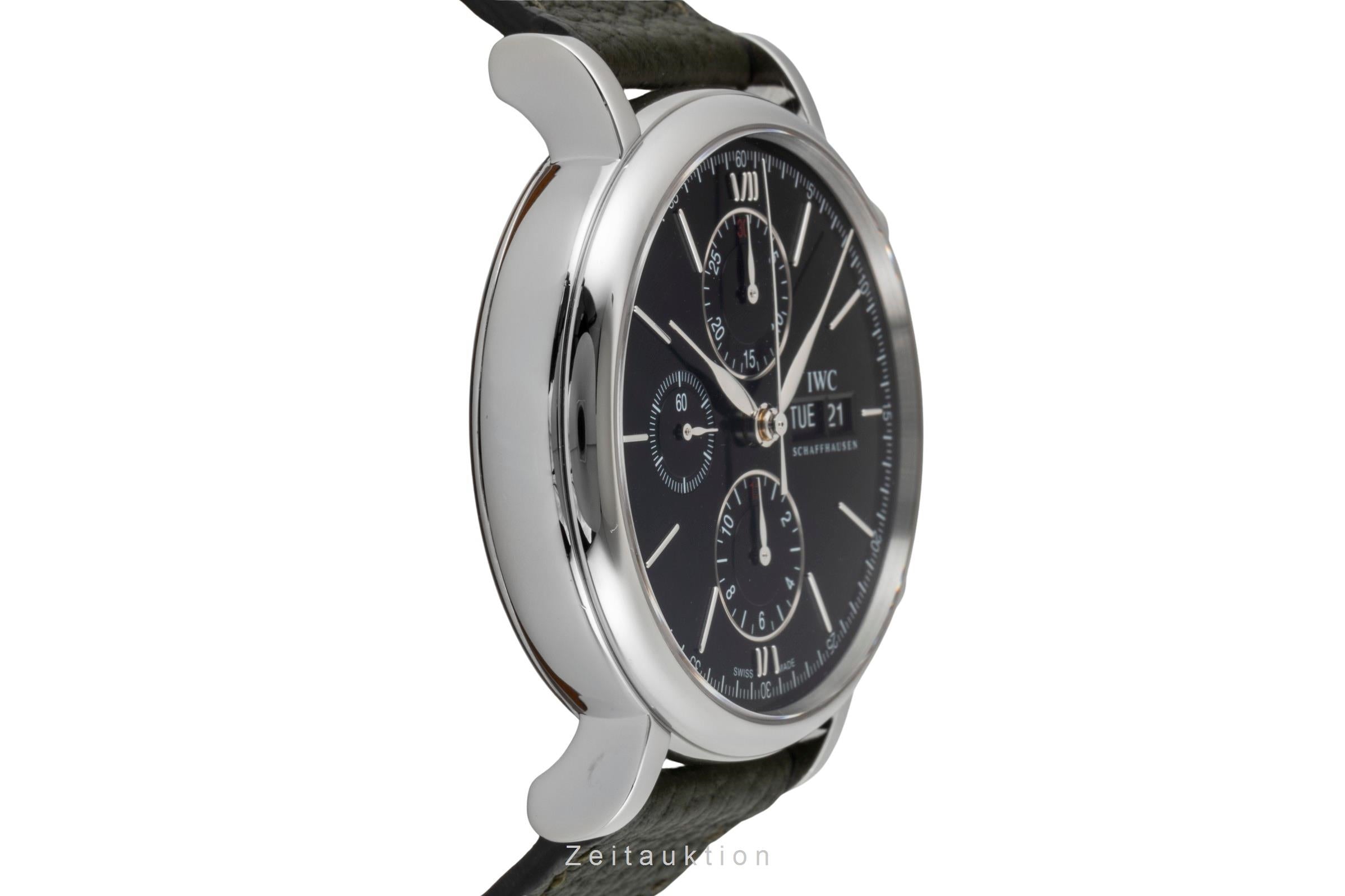 IWC Portofino chronographe acier automatique montre pour hommes IW391010  [2601323]