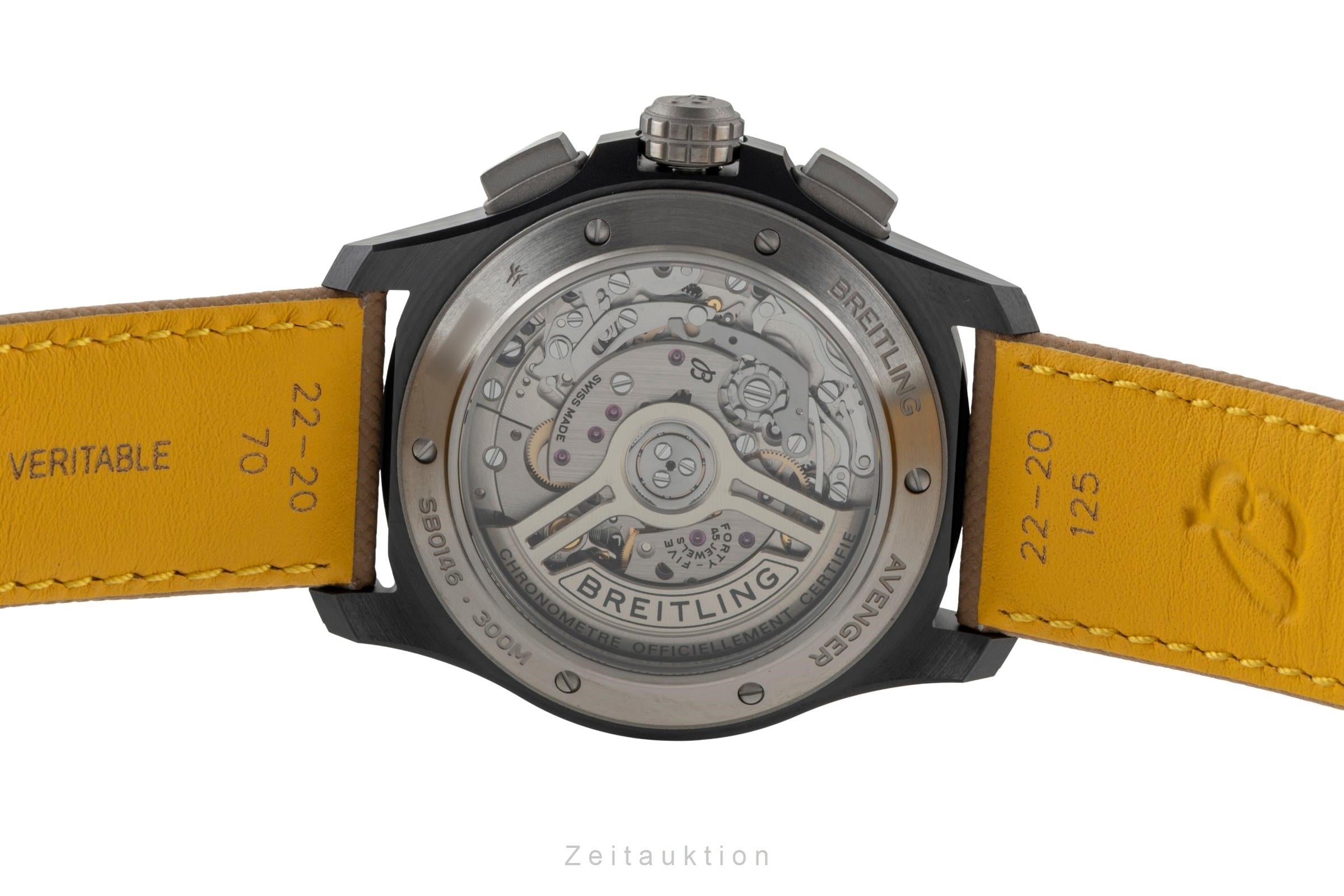 Breitling Avenger cronografo ceramica automatismo orologio da uomo SB0146101B1X1 LP: 9600EUR  [2601324]