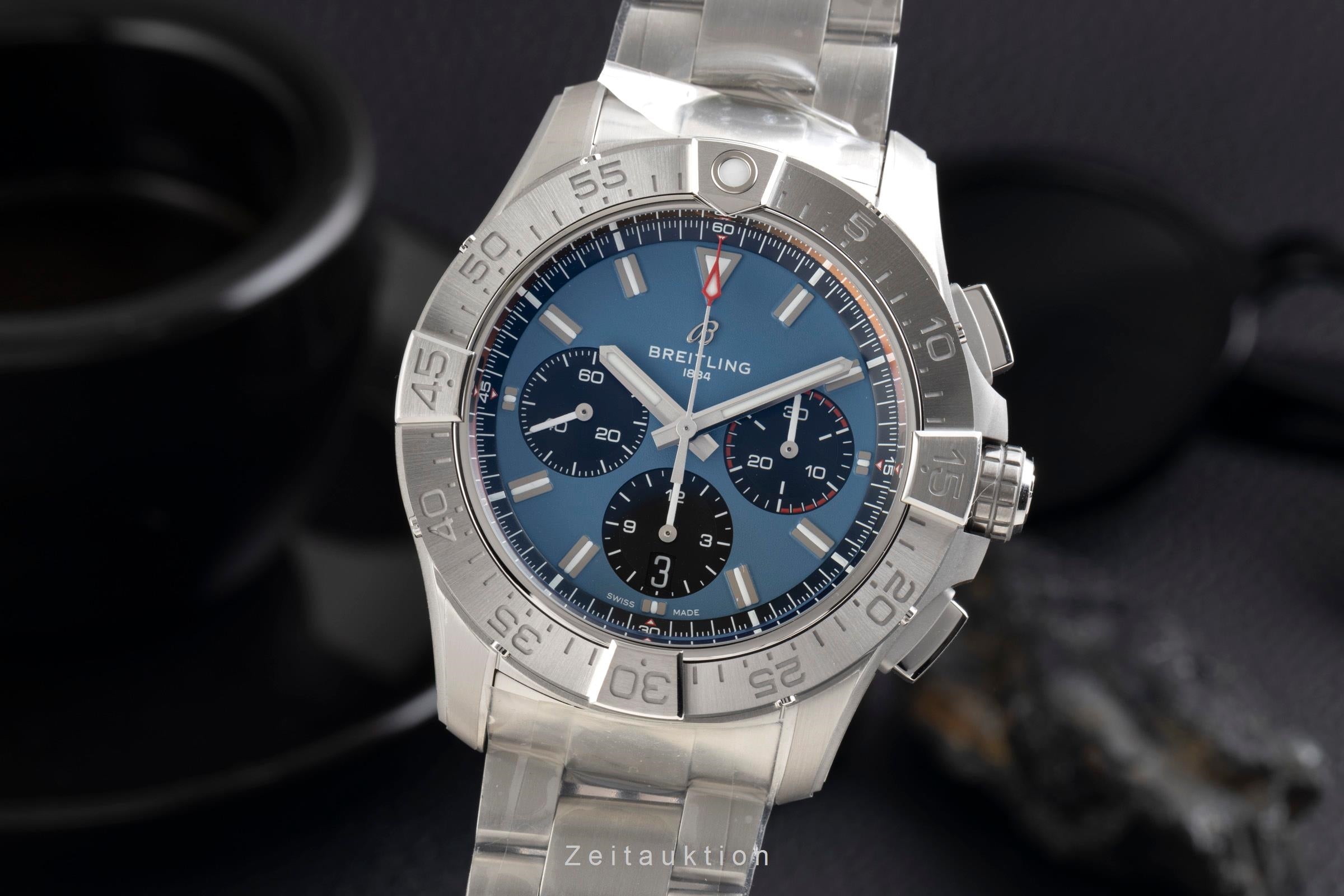 Breitling Avenger cronografo acciaio automatismo orologio da uomo AB0147101C1A1 LP: 7200EUR  [2601329]