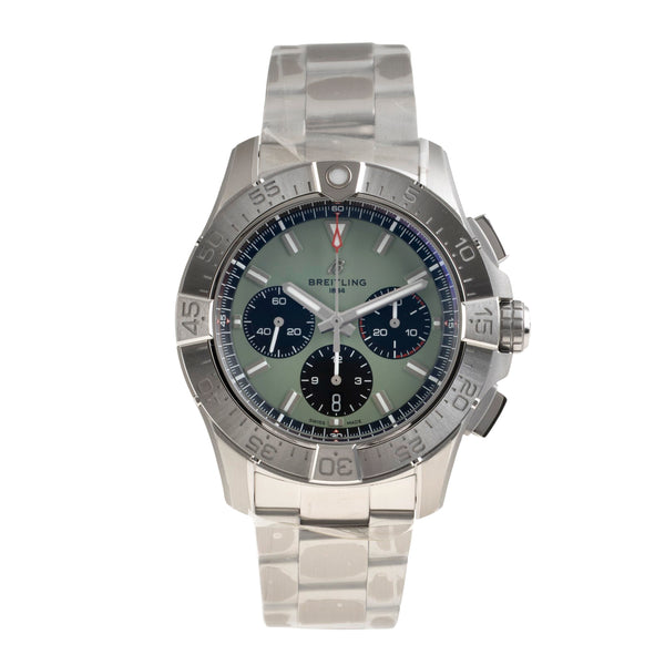 Breitling Avenger chronograph steel automatic men's watch AB0147101L1A1 LP: 7200EUR  [2601330]