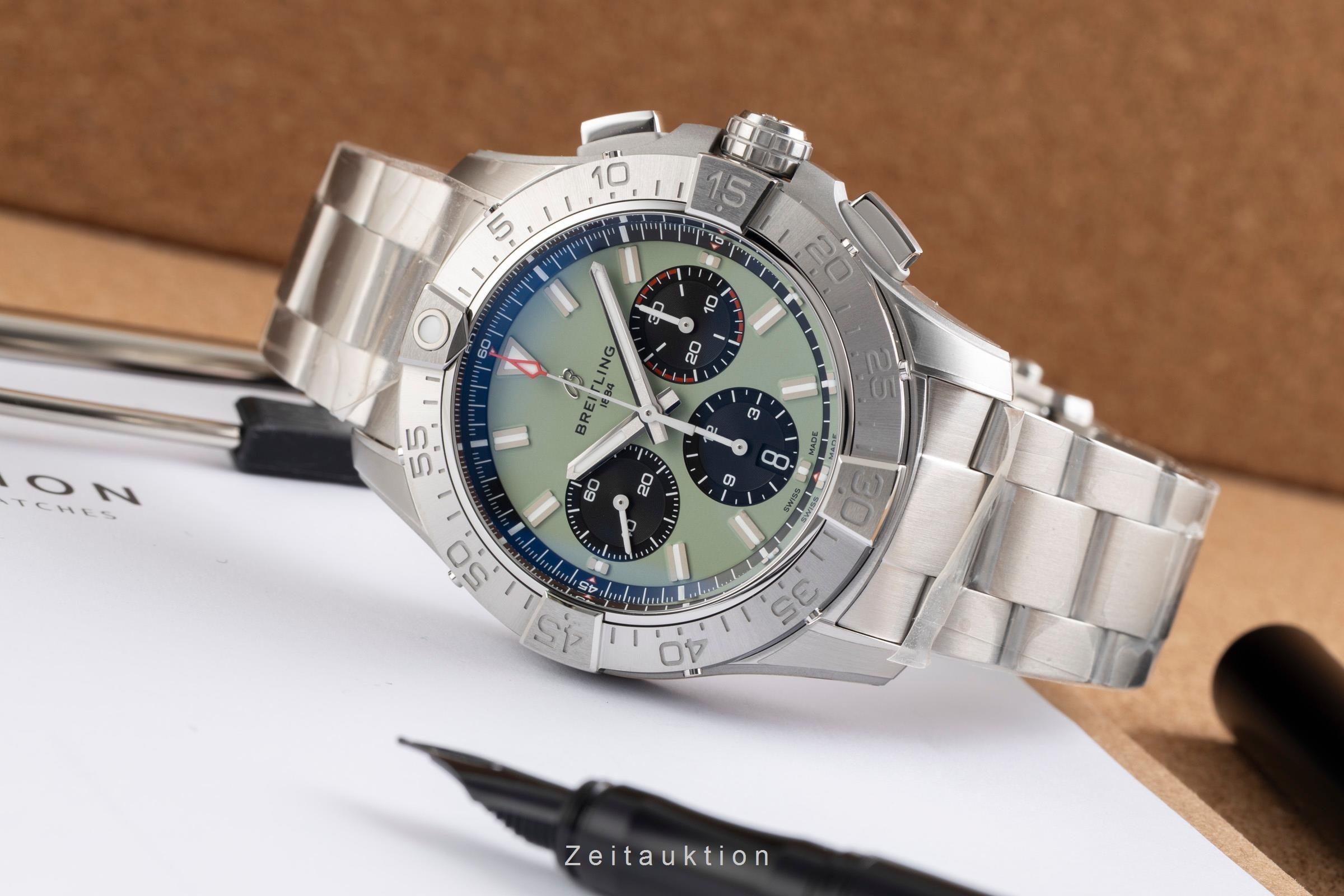 Breitling Avenger chronograph steel automatic men's watch AB0147101L1A1 LP: 7200EUR  [2601330]