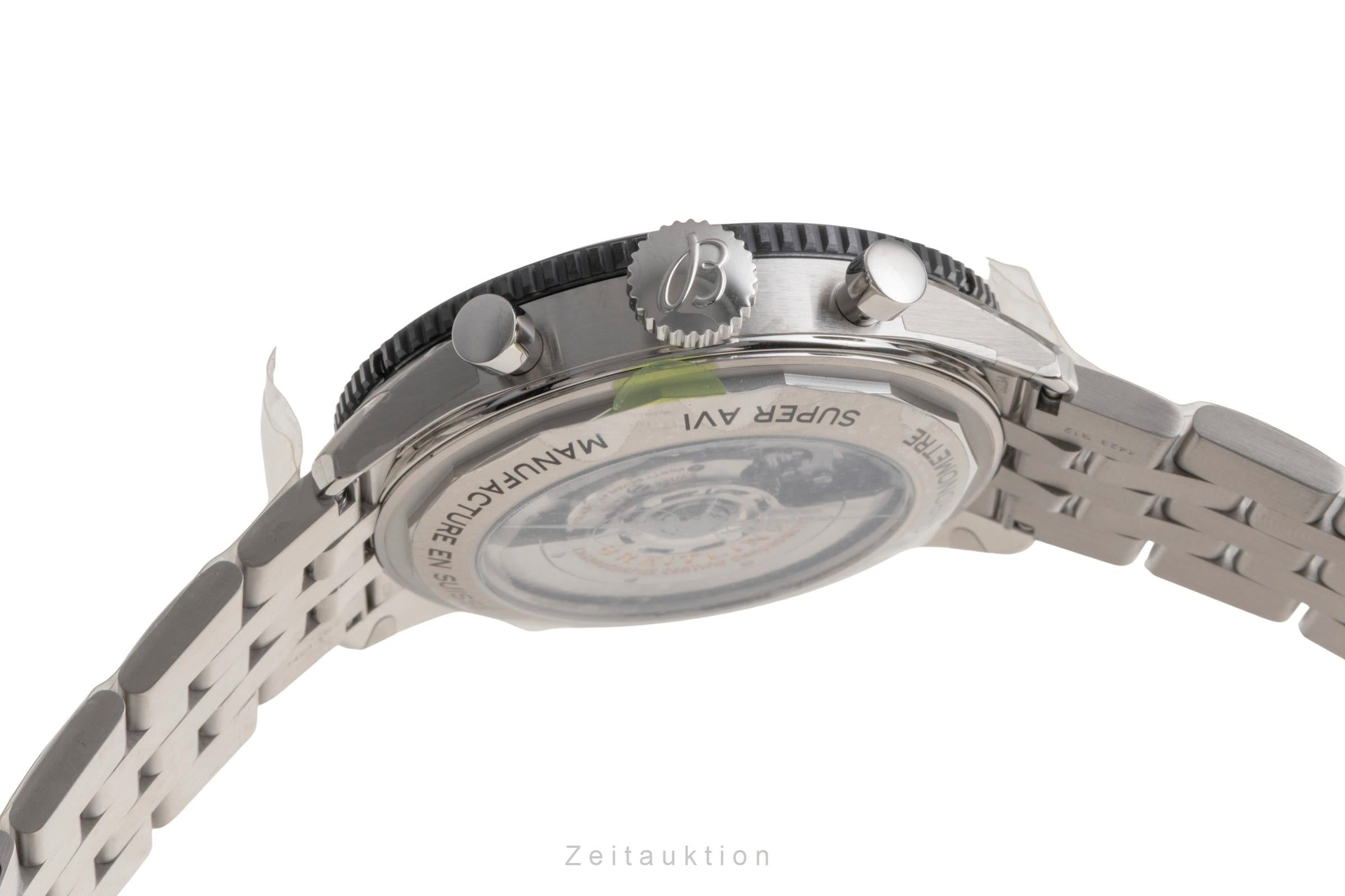 Breitling Super Avi steel automatic men's watch YB04451A1B1A1 LP: 11600EUR  [2601332]