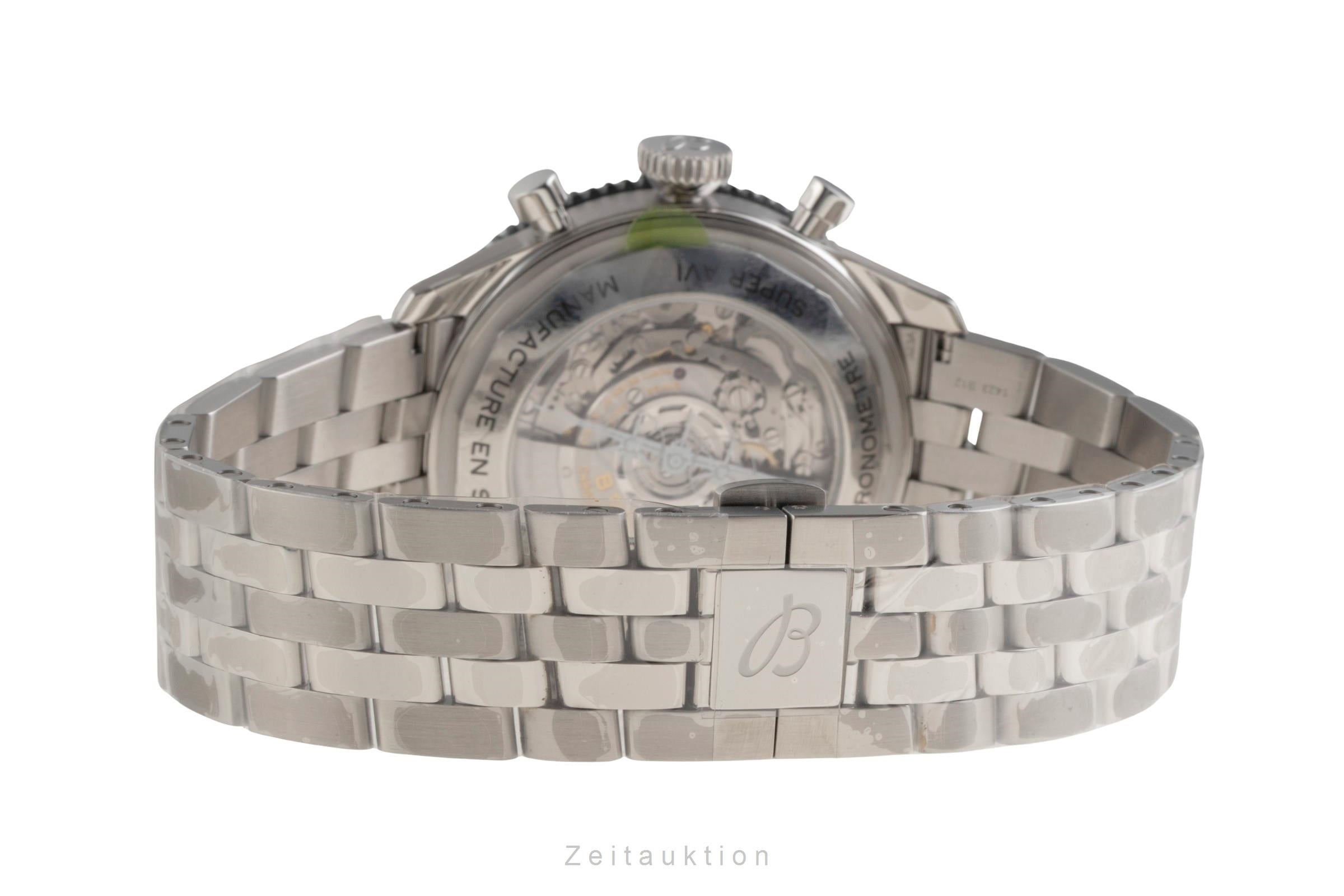 Breitling Super Avi steel automatic men's watch YB04451A1B1A1 LP: 11600EUR  [2601332]