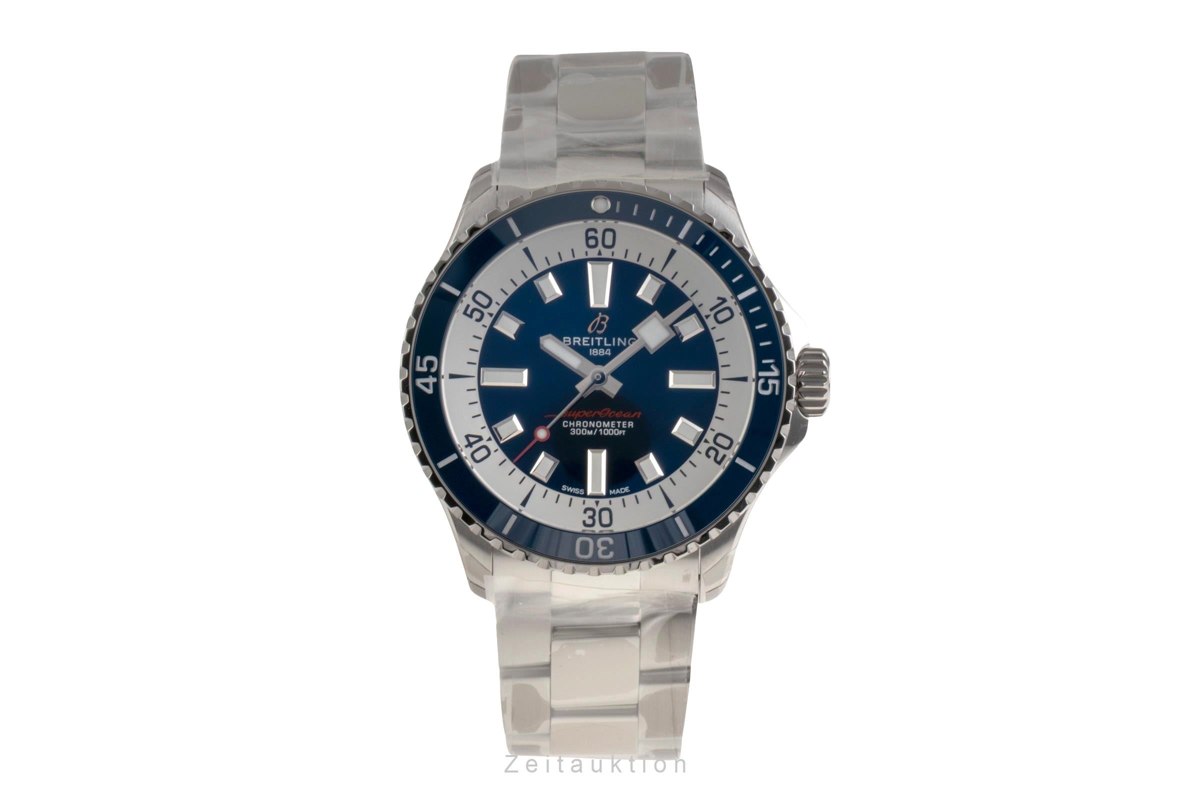 Breitling Superocean acero automático reloj para caballeros A17375E71C1A1 LP: 5650EUR  [2601338]