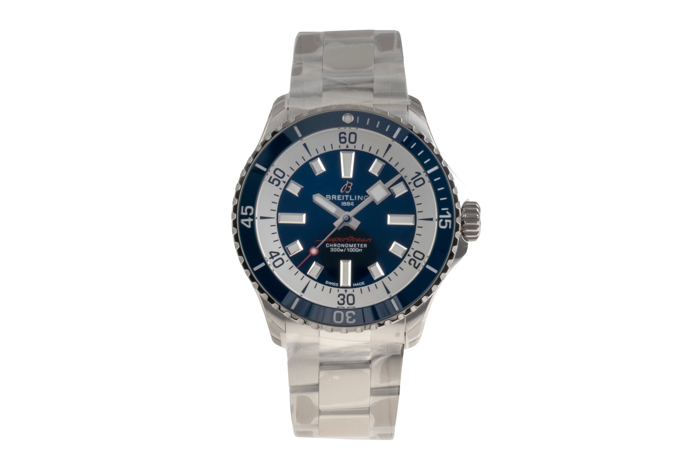 Breitling Superocean acero automático reloj para caballeros A17375E71C1A1 LP: 5650EUR  [2601338]
