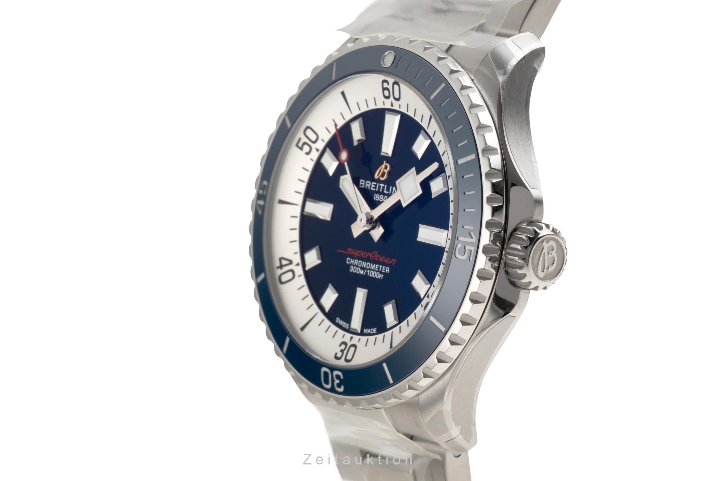 Breitling Superocean acero automático reloj para caballeros A17375E71C1A1 LP: 5650EUR  [2601338]