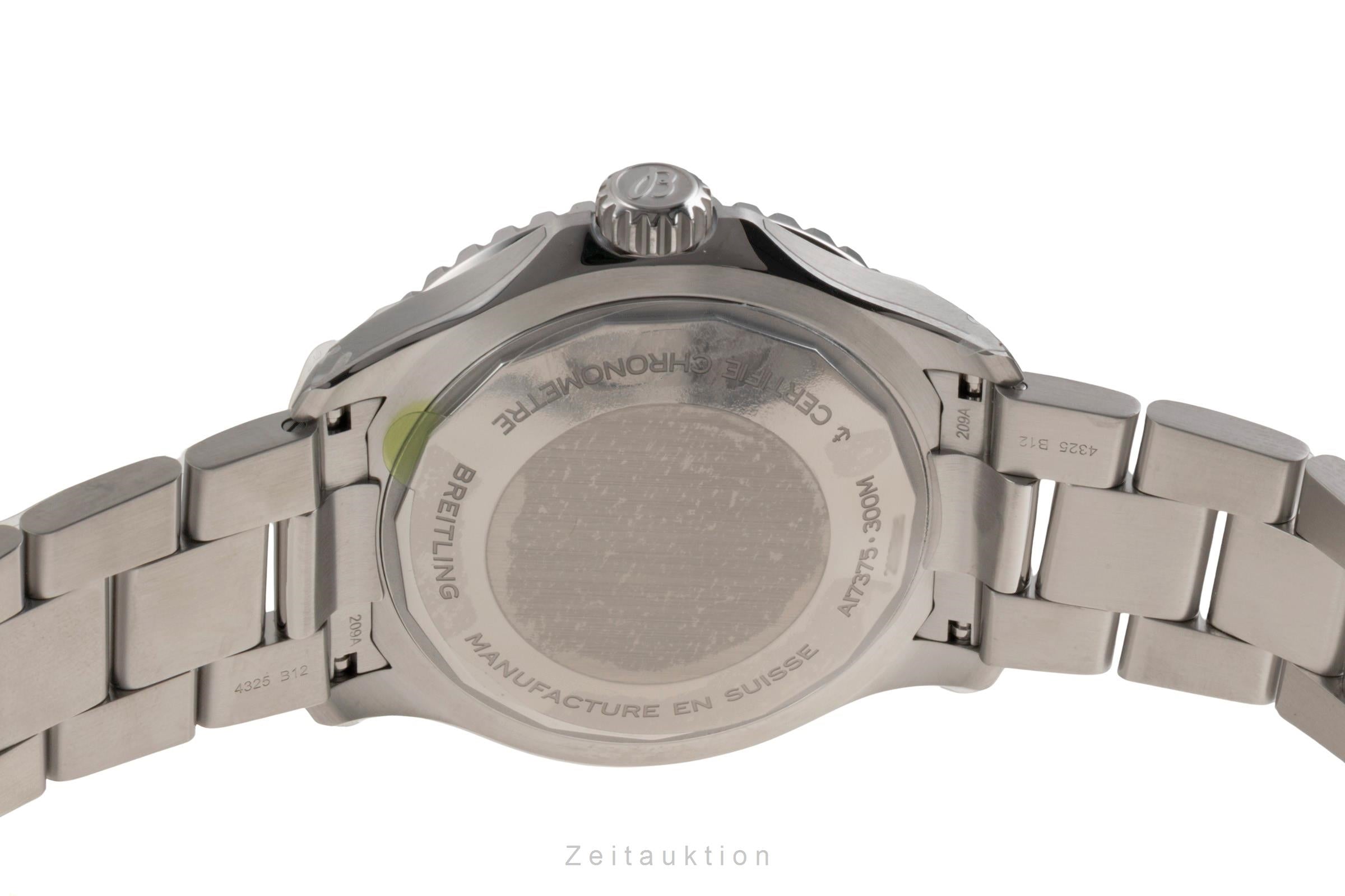 Breitling Superocean acero automático reloj para caballeros A17375E71C1A1 LP: 5650EUR  [2601338]