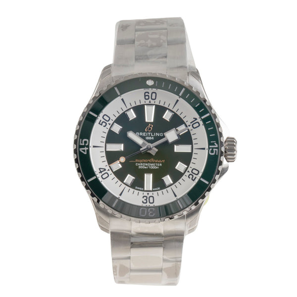 Breitling Superocean acero automático reloj para caballeros A17376A31L1A1 LP: 5650EUR  [2601340]