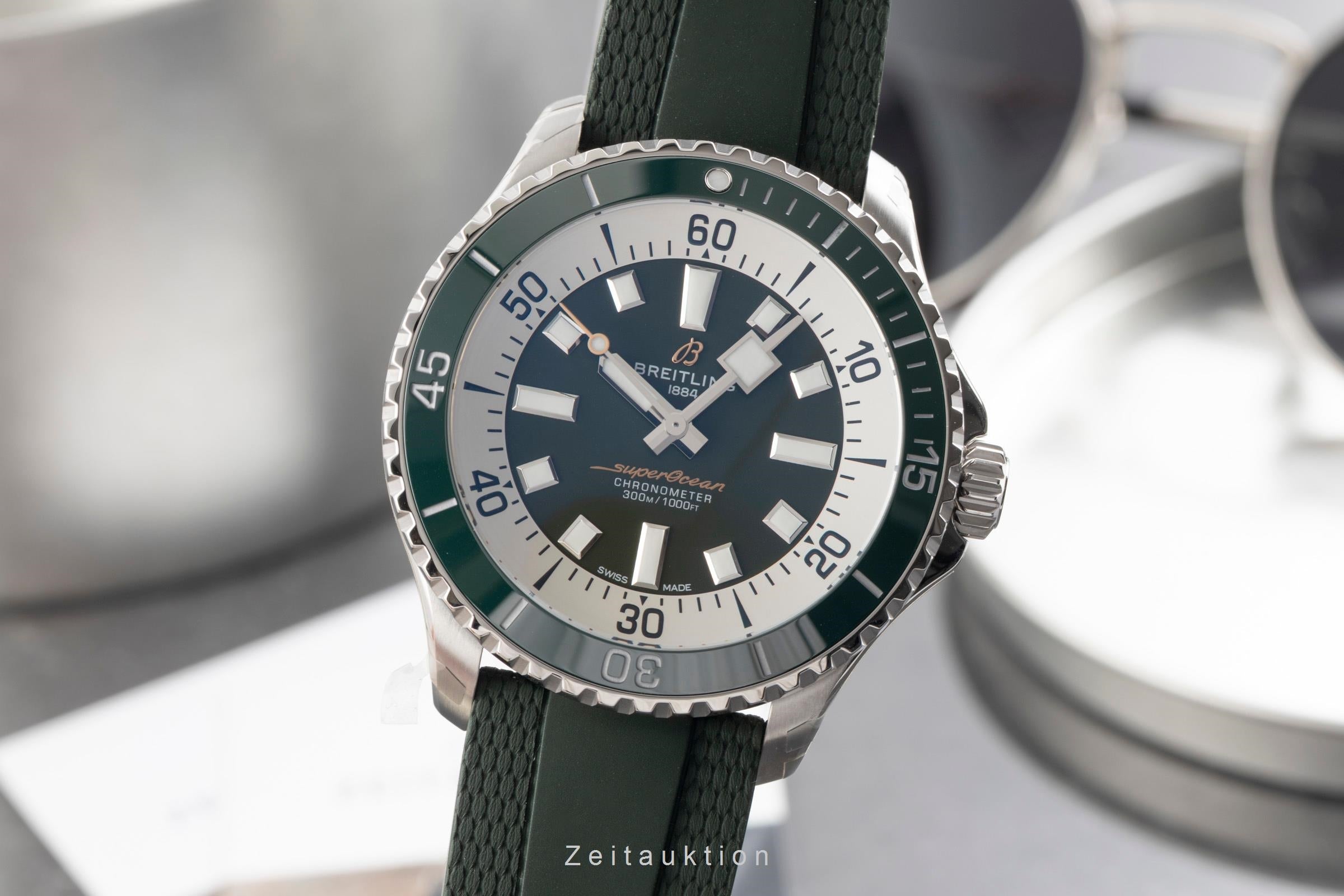 Breitling Superocean Automatik 44Herrenuhr Ref. A17376A31L1S1 B&P NP: 5450,-€ [2601341]