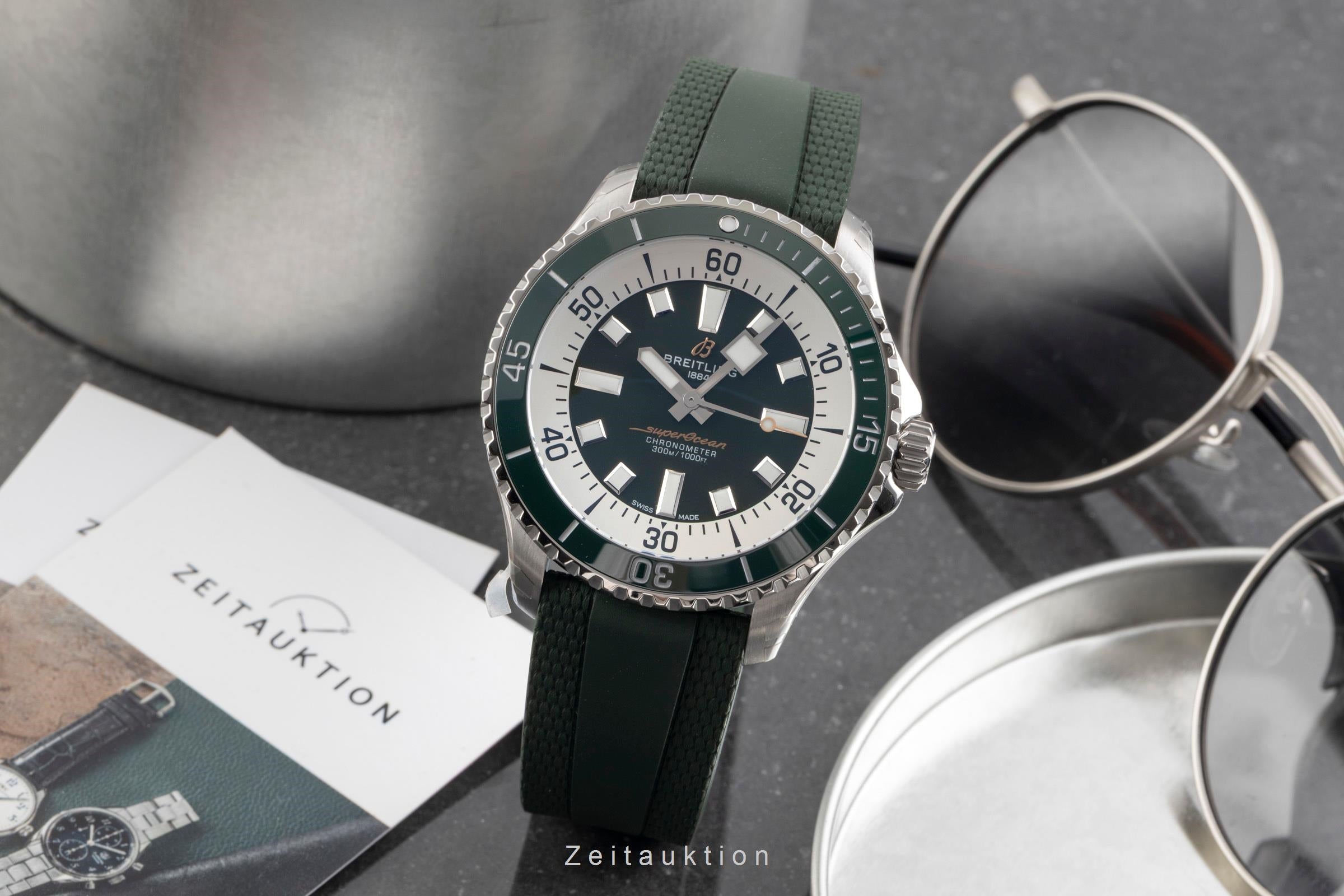 Breitling Superocean acciaio automatismo orologio da uomo A17376A31L1S1 LP: 5450EUR  [2601341]