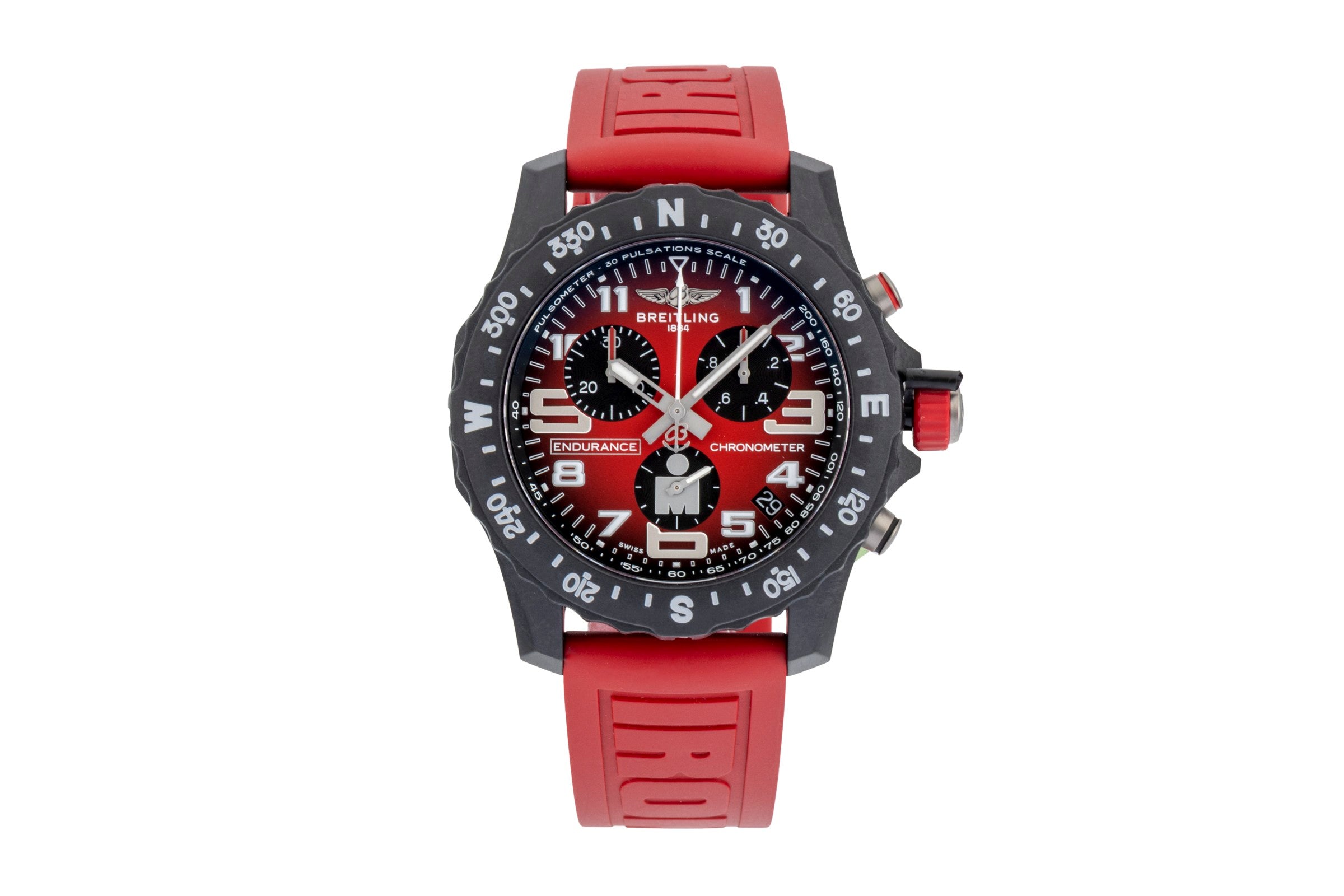 Breitling Endurance Pro cronógrafo breitlight cuarzo reloj para caballeros X823109A1K1S1 LP: 3800EUR  [2601343]