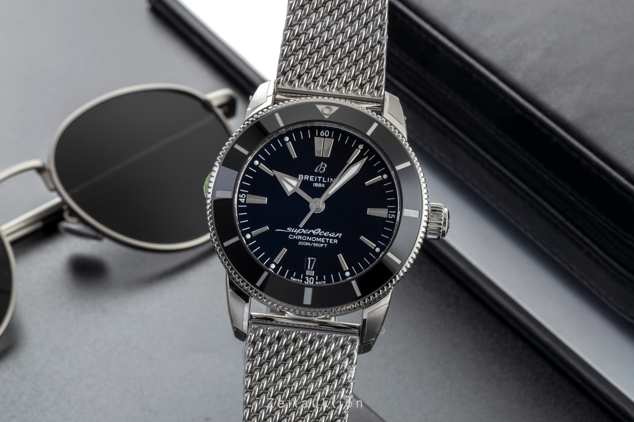 Breitling Superocean acero automático reloj para caballeros AB2030121B1A1 LP: 6000EUR  [2601345]