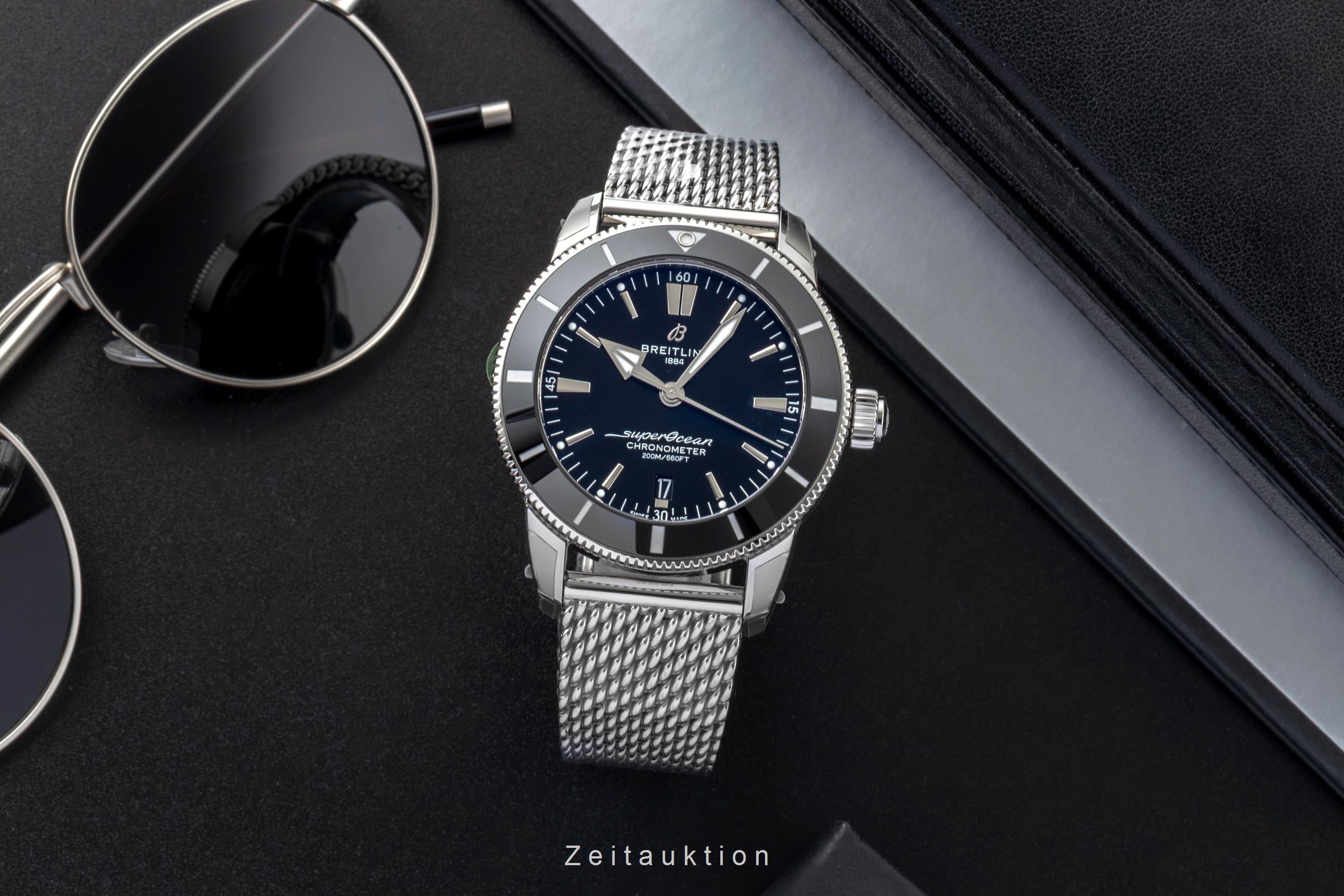 Breitling Superocean acero automático reloj para caballeros AB2030121B1A1 LP: 6000EUR  [2601345]