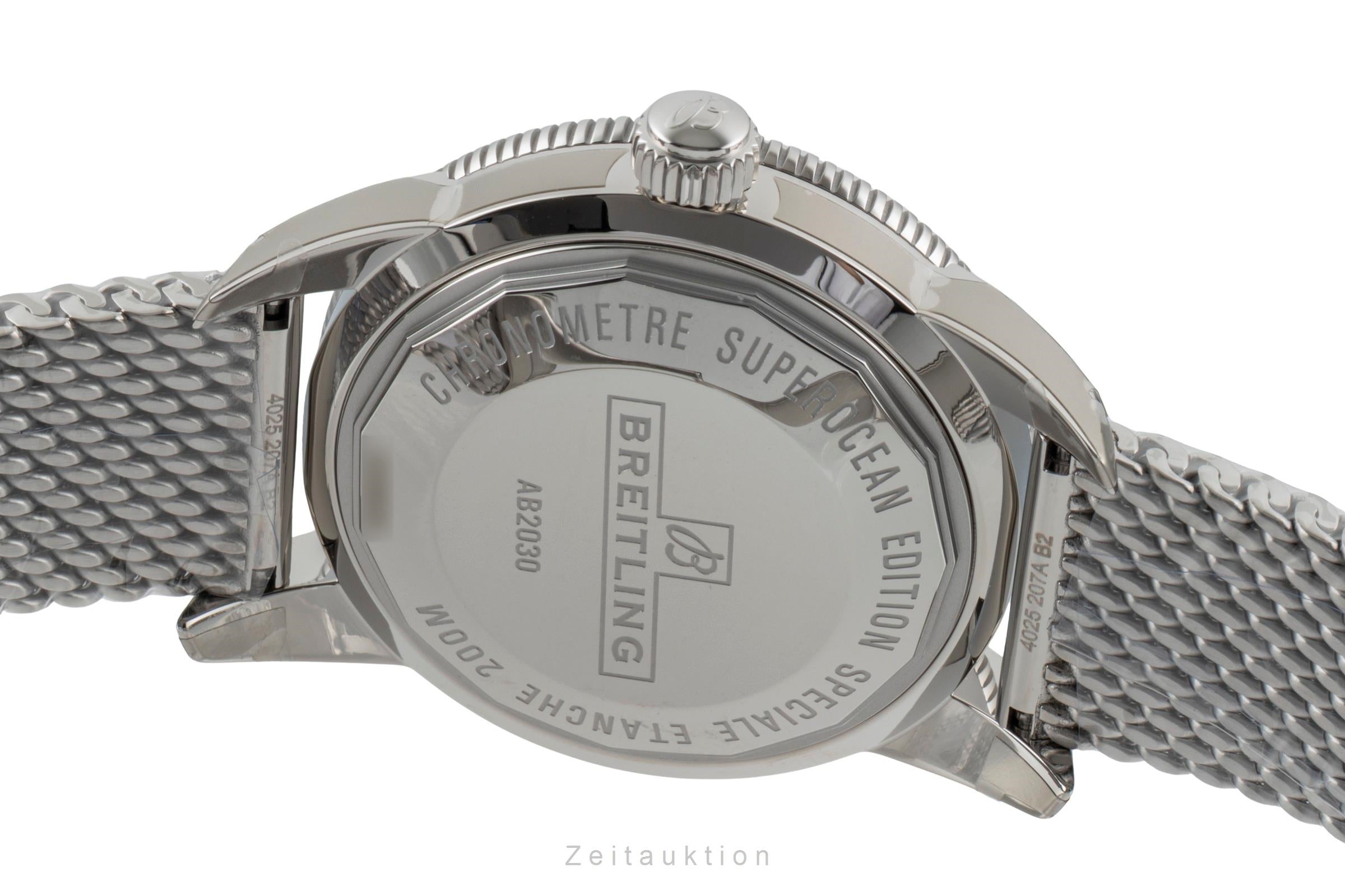 Breitling Superocean acero automático reloj para caballeros AB2030121B1A1 LP: 6000EUR  [2601345]