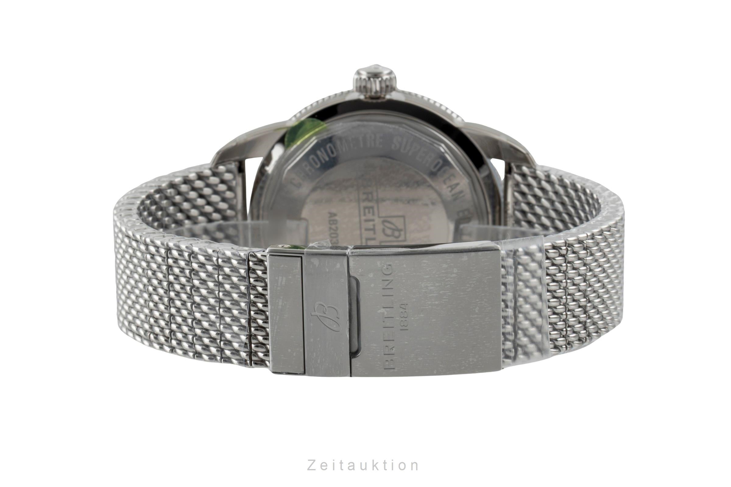 Breitling Superocean acero automático reloj para caballeros AB2030121B1A1 LP: 6000EUR  [2601345]