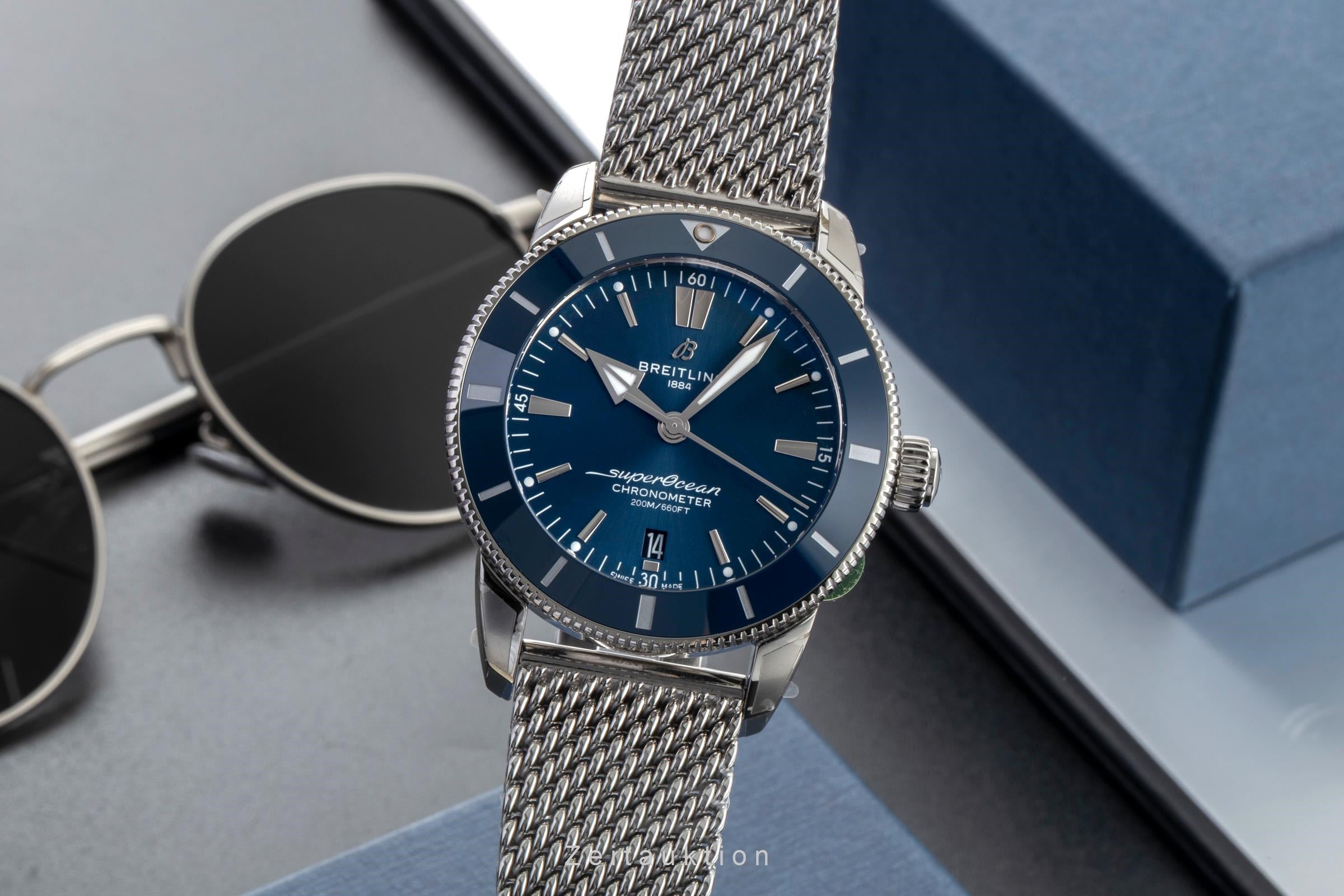 Breitling Superocean acero automático reloj para caballeros AB2030161C1A1 LP: 6000EUR  [2601346]