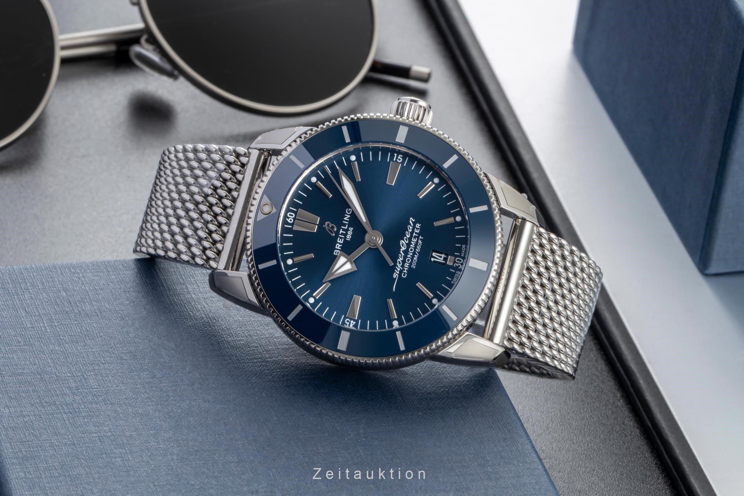 Breitling Superocean acero automático reloj para caballeros AB2030161C1A1 LP: 6000EUR  [2601346]