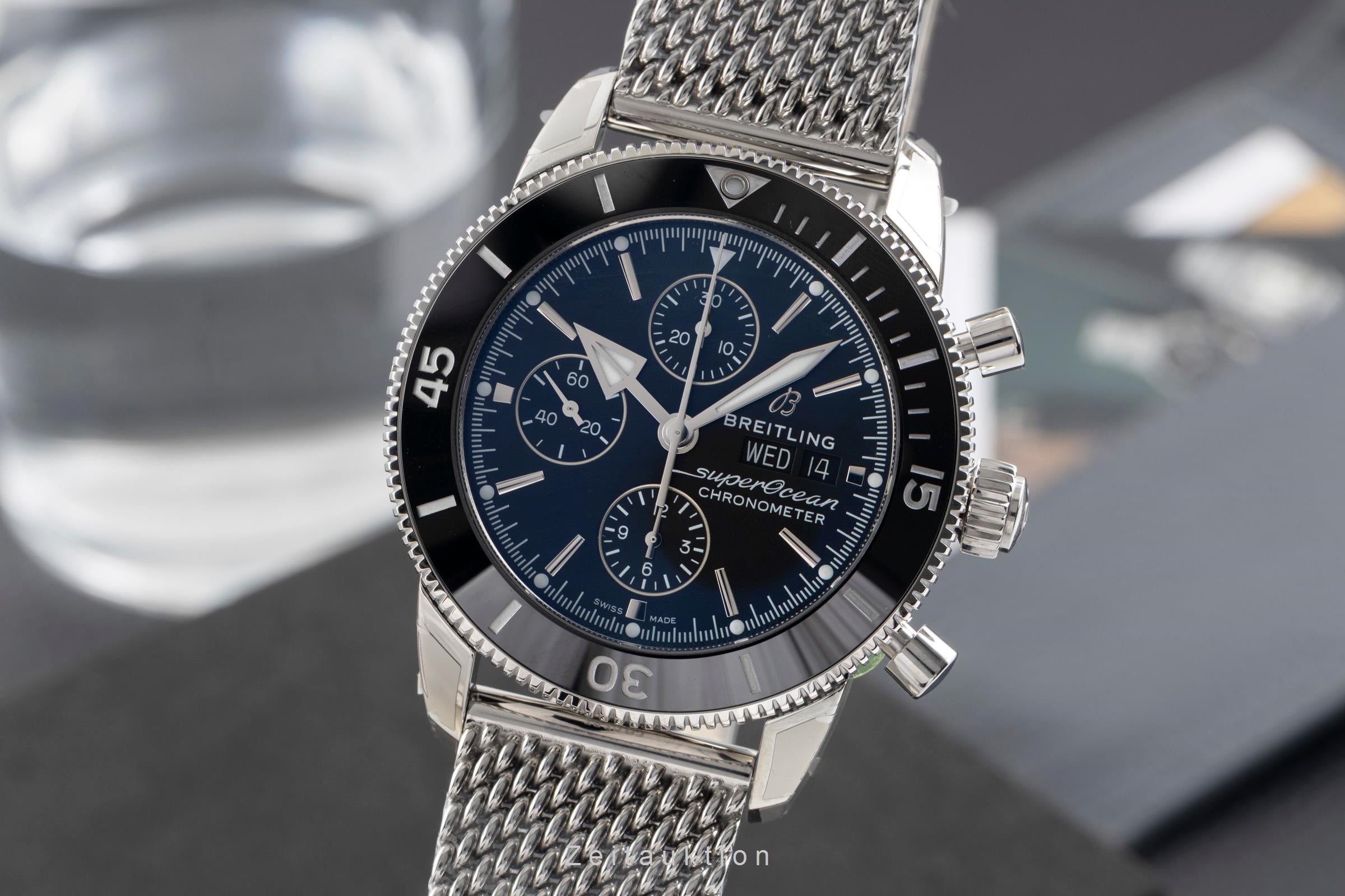 Breitling Superocean Chronograph cronógrafo acero automático reloj para caballeros A13313121B1A1 LP: 6900EUR  [2601349]