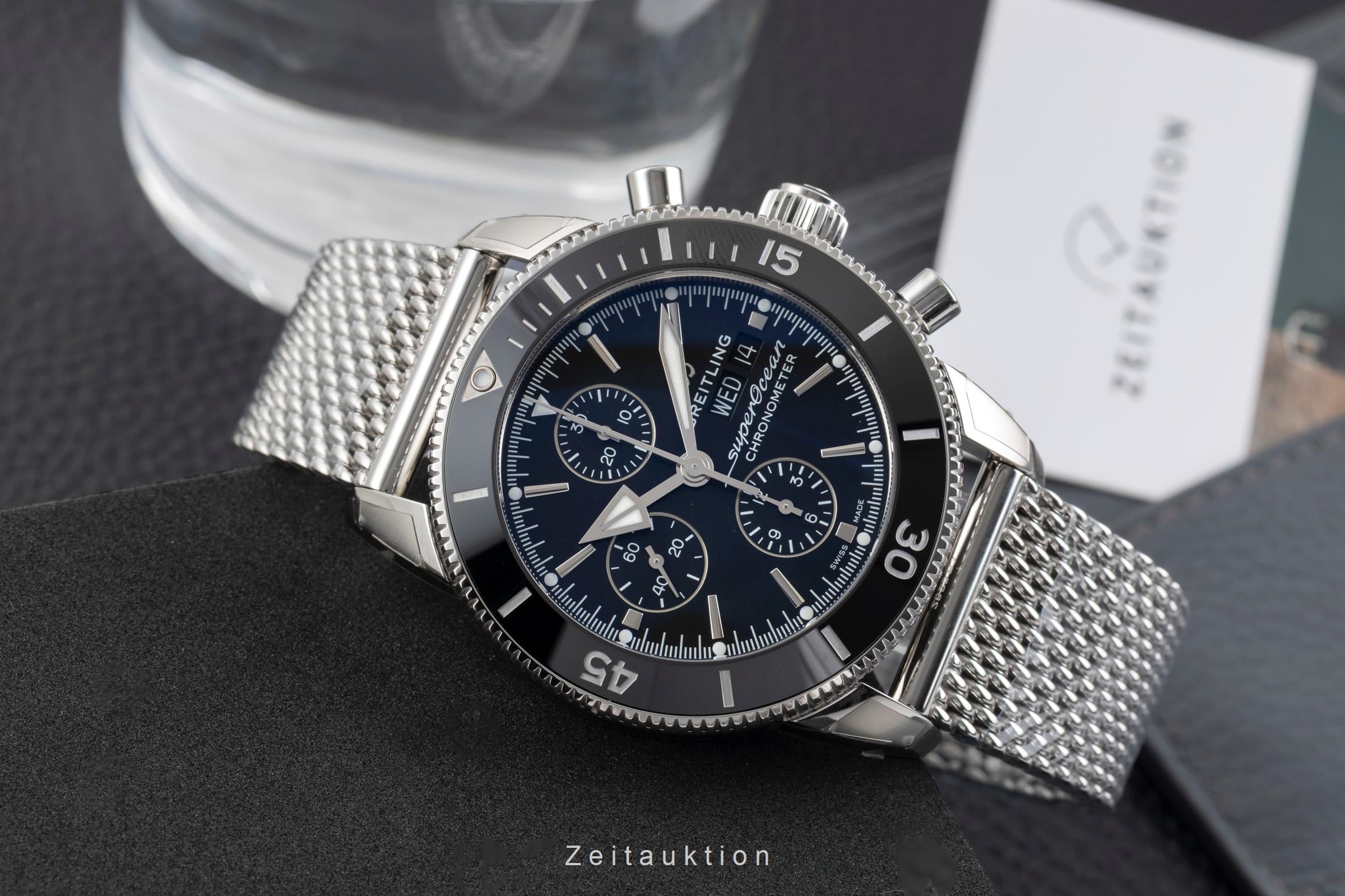 Breitling Superocean Chronograph cronógrafo acero automático reloj para caballeros A13313121B1A1 LP: 6900EUR  [2601349]