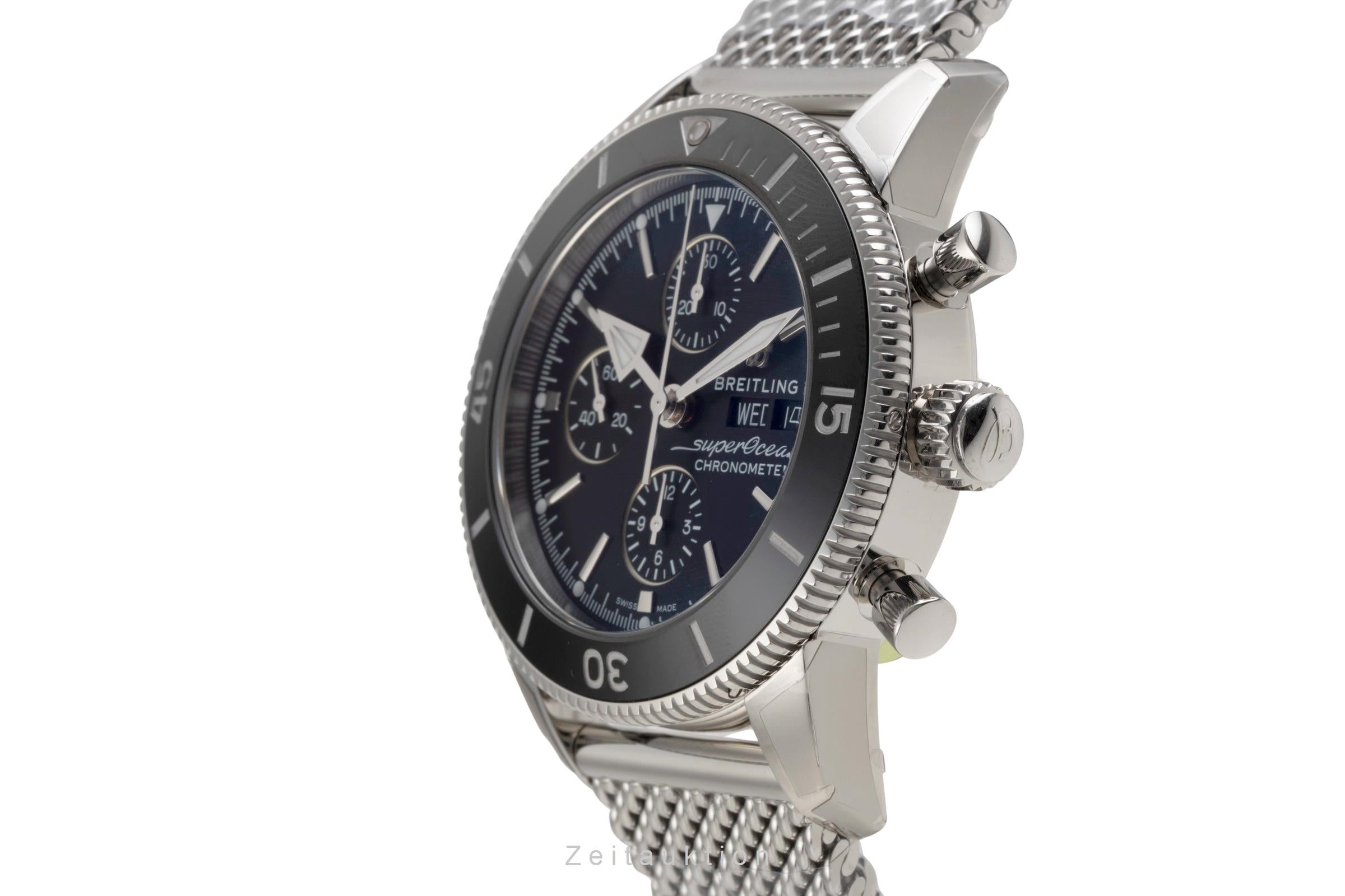 Breitling Superocean Chronograph cronógrafo acero automático reloj para caballeros A13313121B1A1 LP: 6900EUR  [2601349]