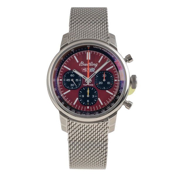 Breitling Top Time cronógrafo acero automático reloj para caballeros AB01761A1K1A1 LP: 7650EUR  [2601350]