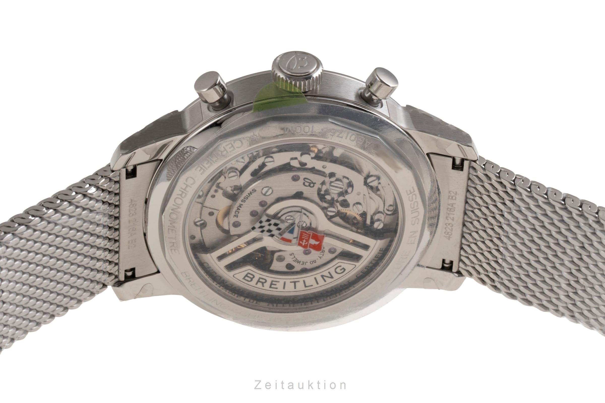 Breitling Top Time cronógrafo acero automático reloj para caballeros AB01761A1K1A1 LP: 7650EUR  [2601350]