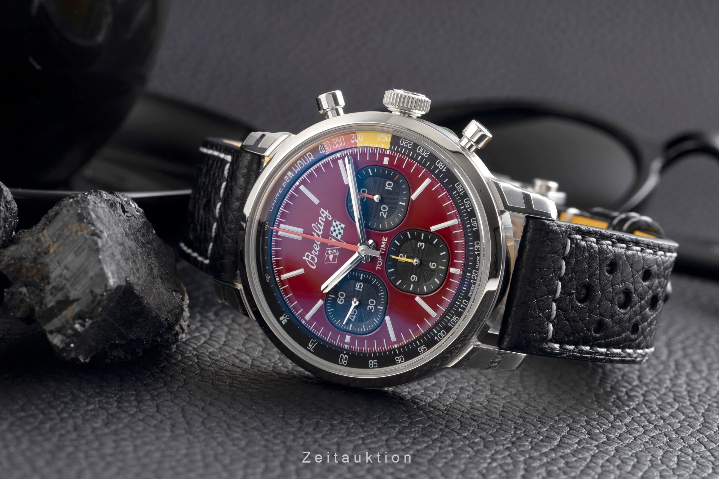 Breitling Top Time cronógrafo acero automático reloj para caballeros AB01761A1K1X1 LP: 7250EUR  [2601351]