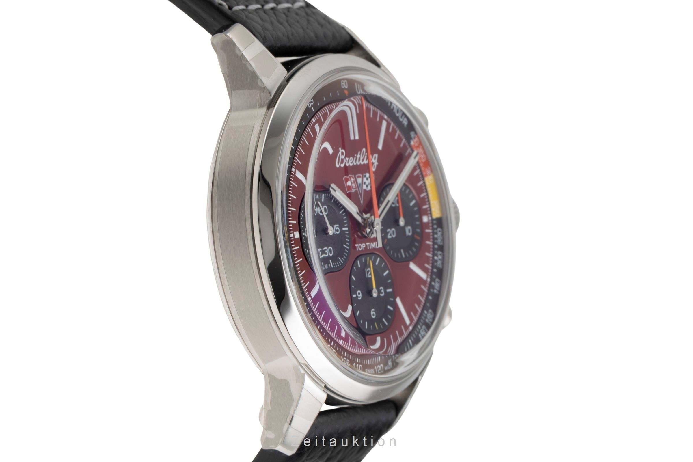 Breitling Top Time cronógrafo acero automático reloj para caballeros AB01761A1K1X1 LP: 7250EUR  [2601351]