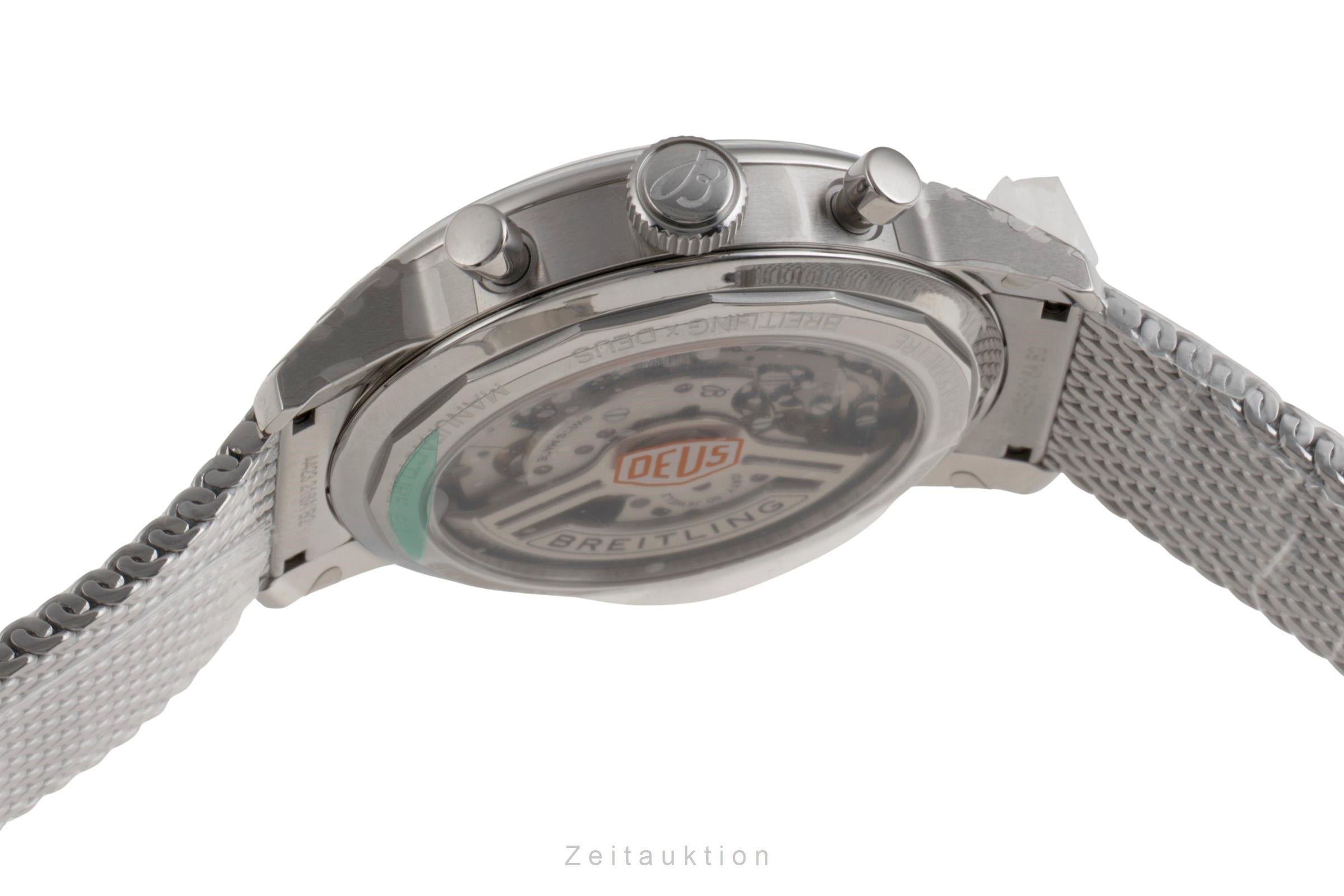 Breitling Top Time cronógrafo acero automático reloj para caballeros AB01765A1B1A1 LP: 7650EUR  [2601352]