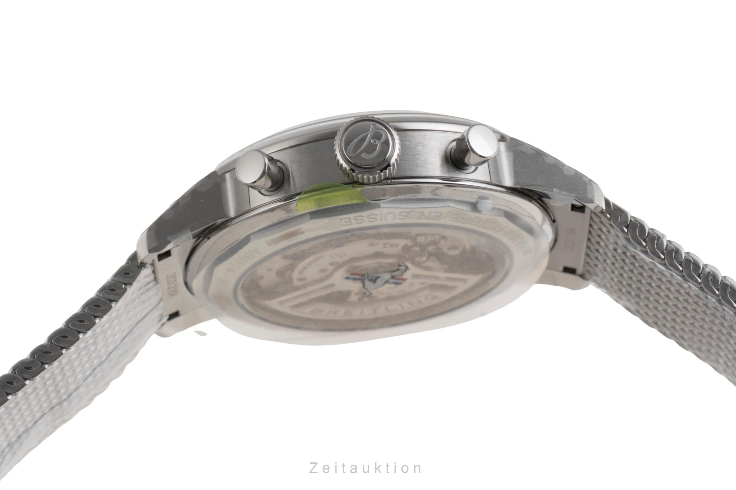 Breitling Top Time cronógrafo acero automático reloj para caballeros AB01762A1L1A1 LP: 7650EUR  [2601353]