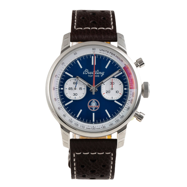 Breitling Top Time cronógrafo acero automático reloj para caballeros AB01763A1C1X1 LP: 7650EUR  [2601354]
