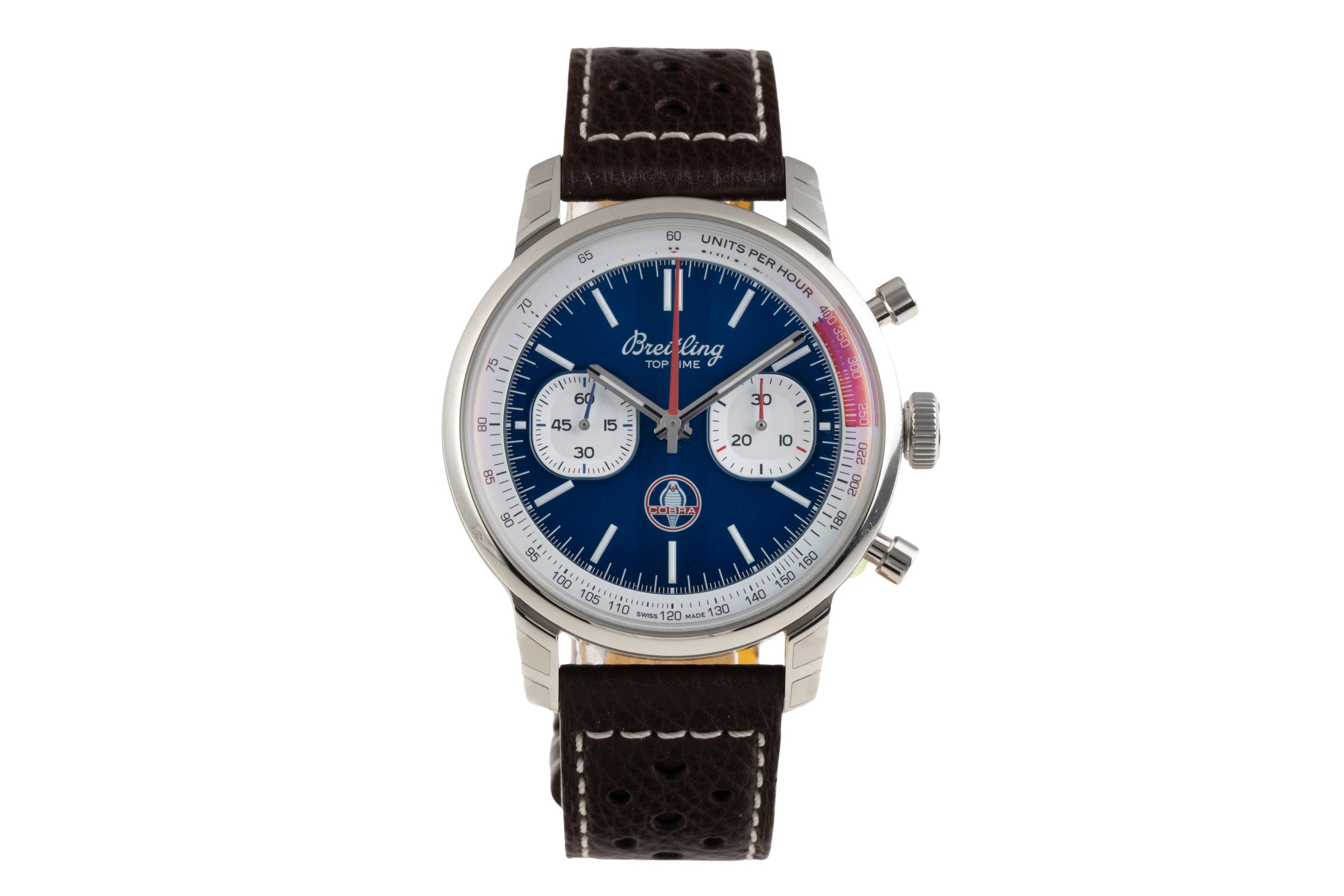 Breitling Top Time cronógrafo acero automático reloj para caballeros AB01763A1C1X1 LP: 7650EUR  [2601354]