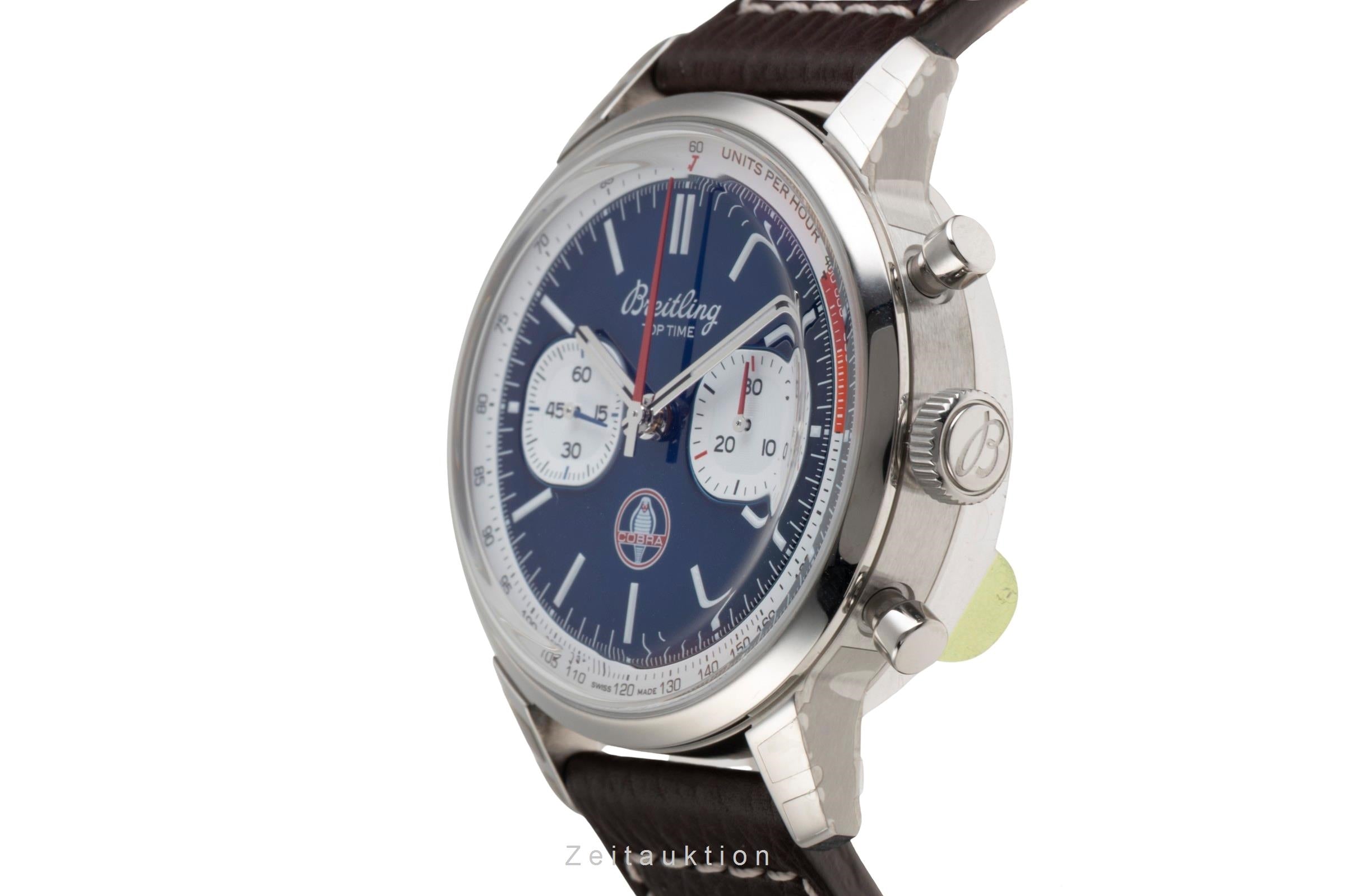 Breitling Top Time cronógrafo acero automático reloj para caballeros AB01763A1C1X1 LP: 7650EUR  [2601354]