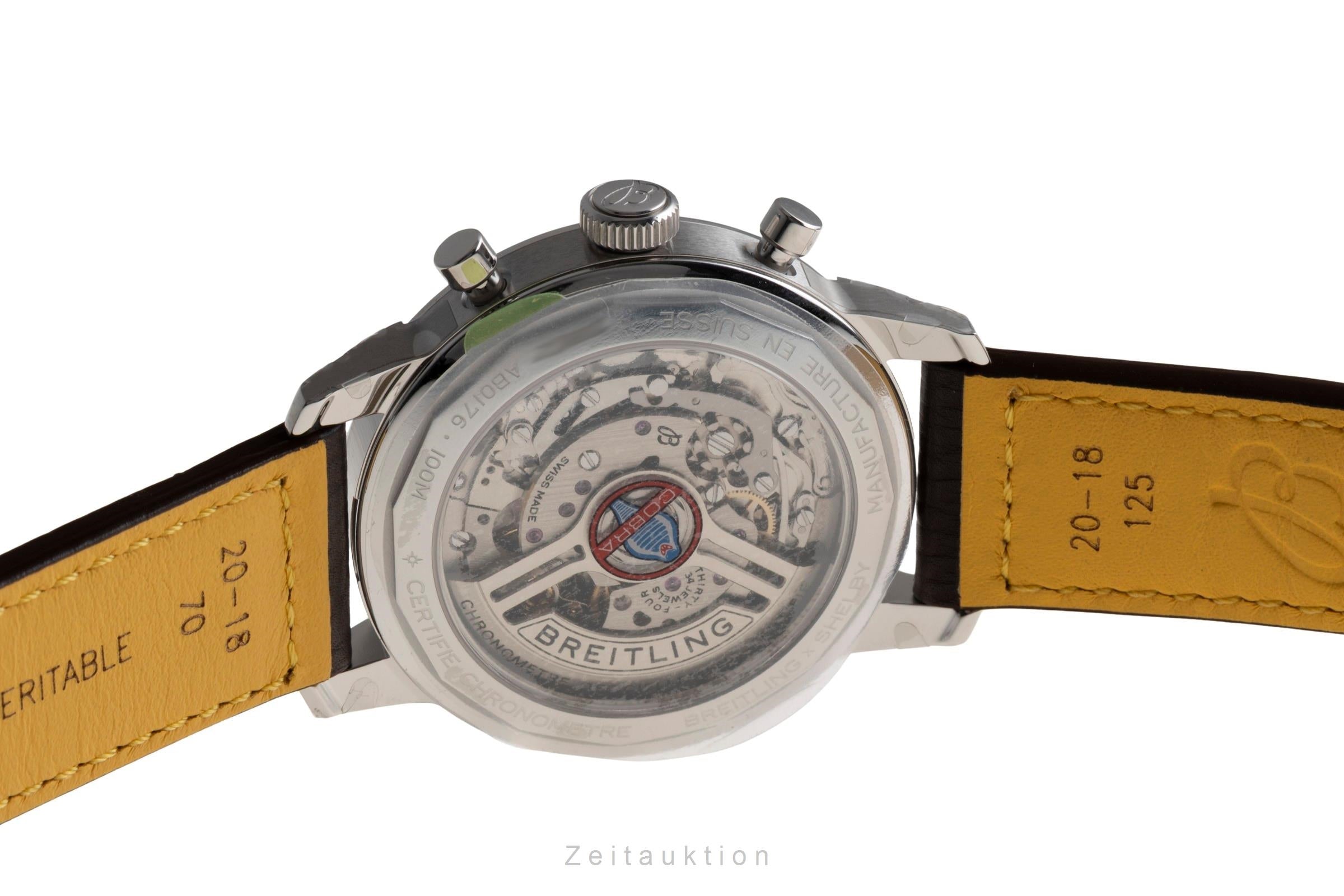 Breitling Top Time cronógrafo acero automático reloj para caballeros AB01763A1C1X1 LP: 7650EUR  [2601354]