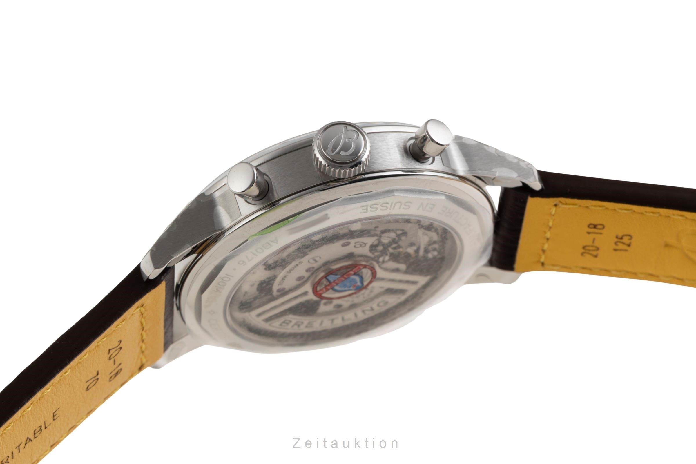 Breitling Top Time cronógrafo acero automático reloj para caballeros AB01763A1C1X1 LP: 7650EUR  [2601354]