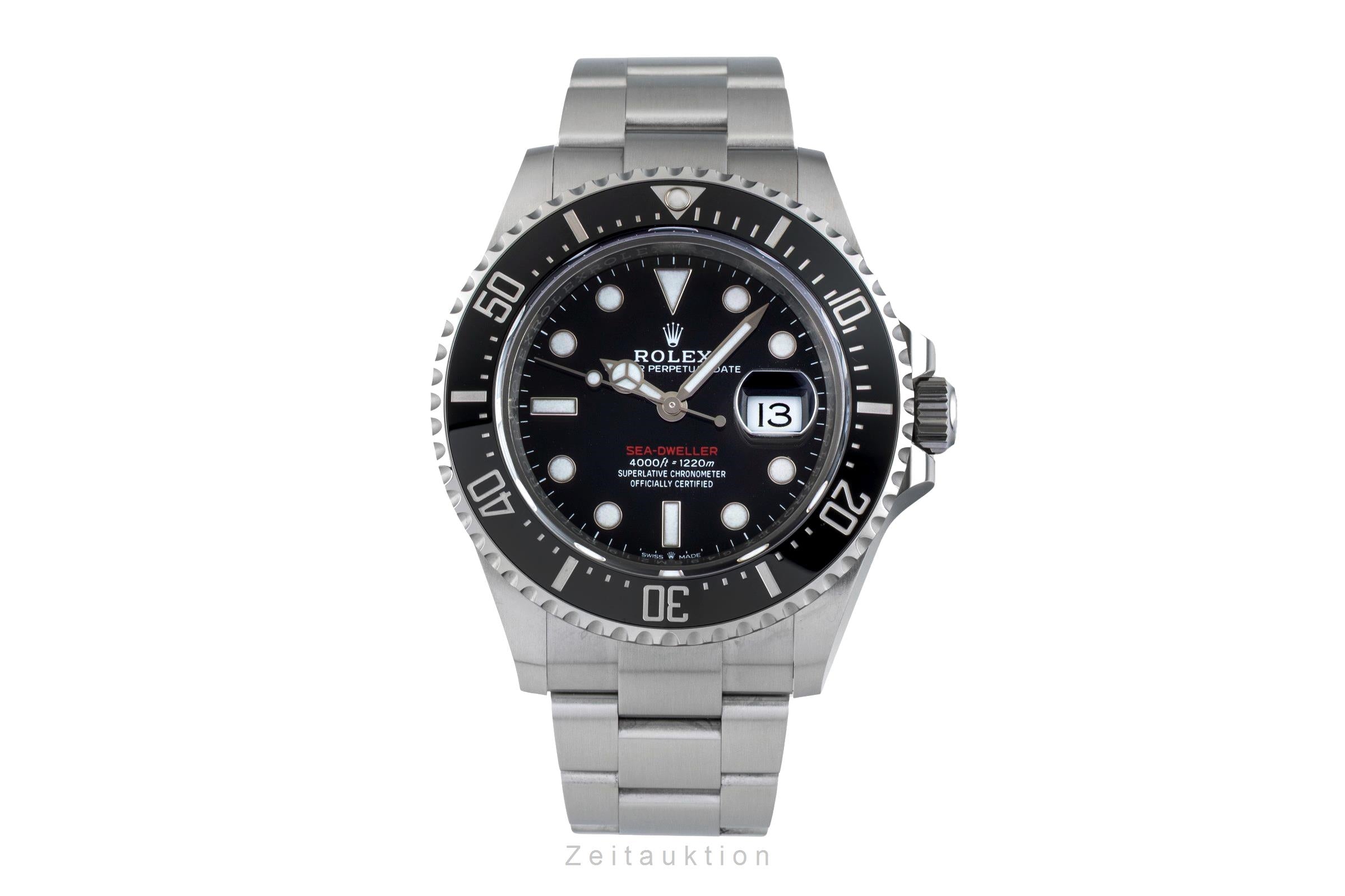 Rolex Sea-Dweller steel automatic men's watch 126600  [2601356]