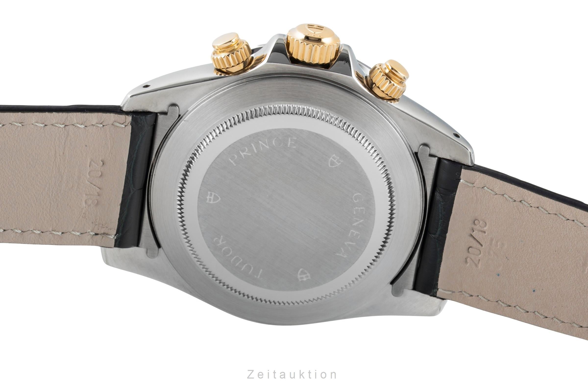 Tudor Prince Date chronograph steel / gold automatic men's watch 79263P  [2601358]