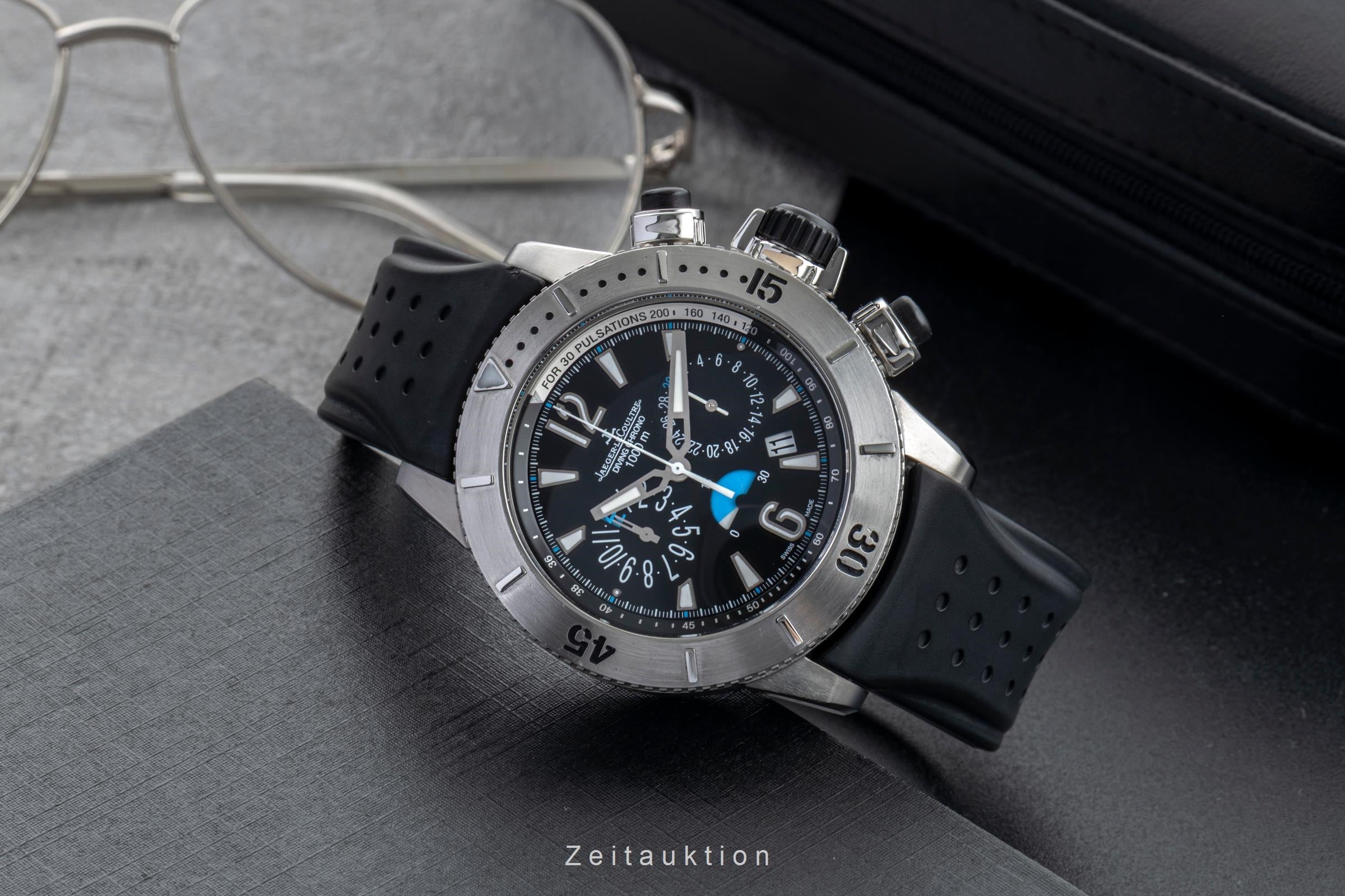 Jaeger LeCoultre Master Compressor cronógrafo acero automático reloj para caballeros Q186T670  , 160.T.25  [2601361]