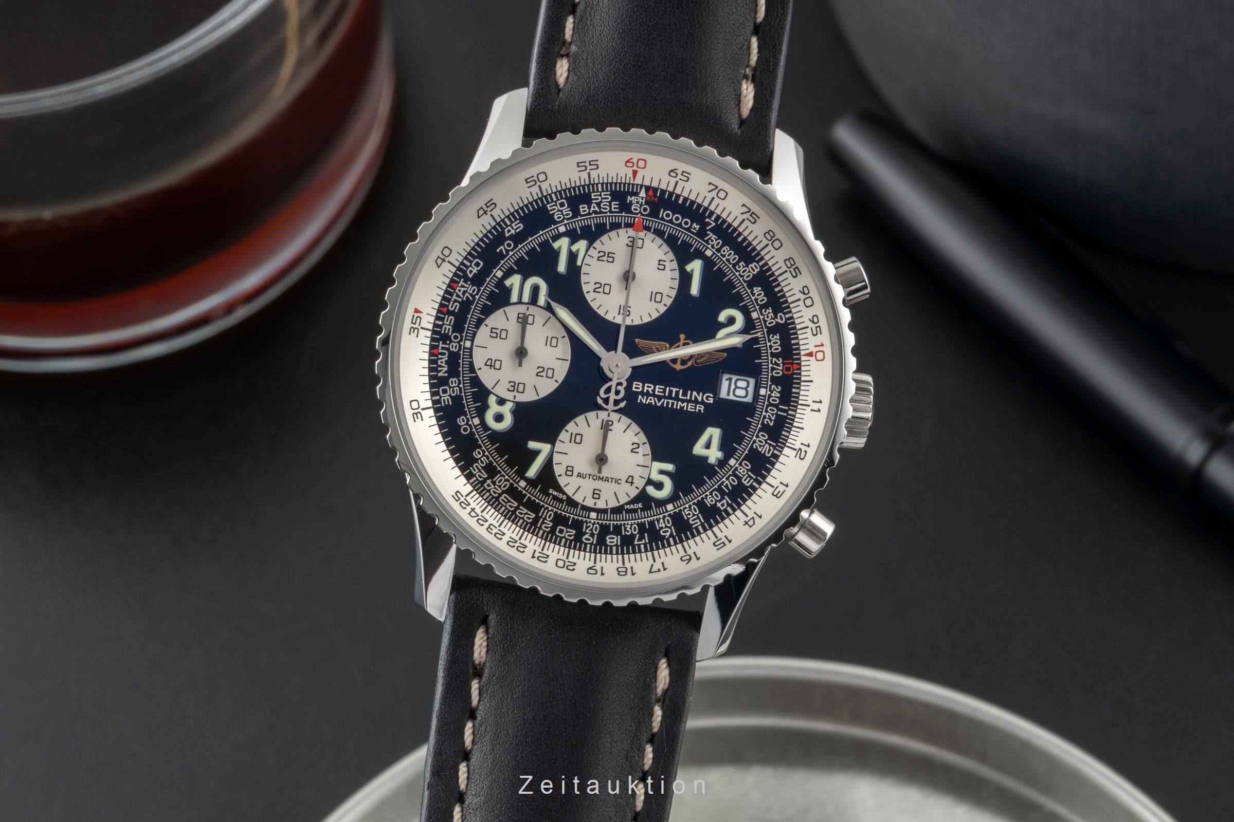 Breitling Navitimer cronografo acciaio automatismo orologio da uomo A13322  [2601368]