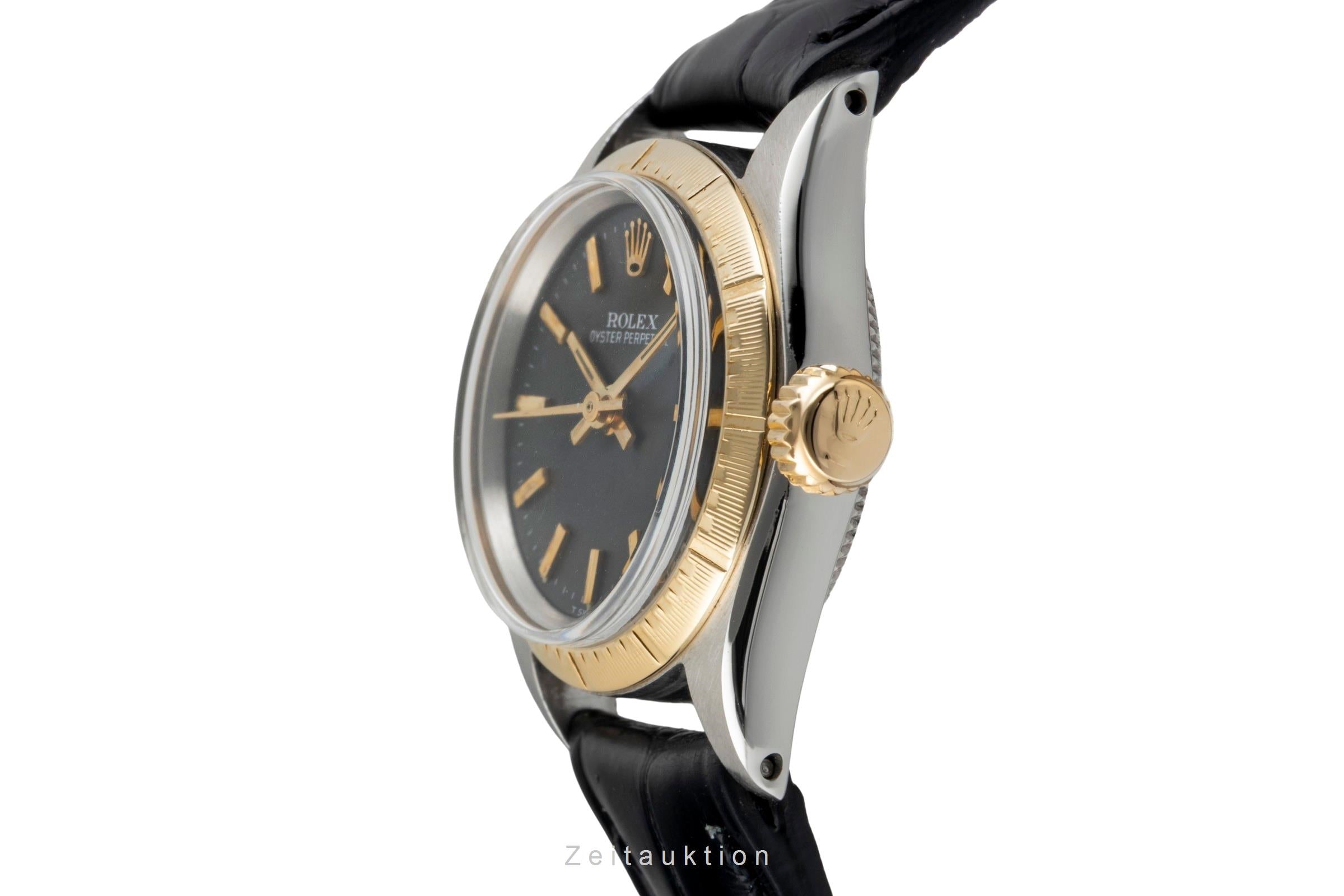 Rolex Oyster Perpetual steel / gold automatic women's watch 6804 Vintage  [2601369]