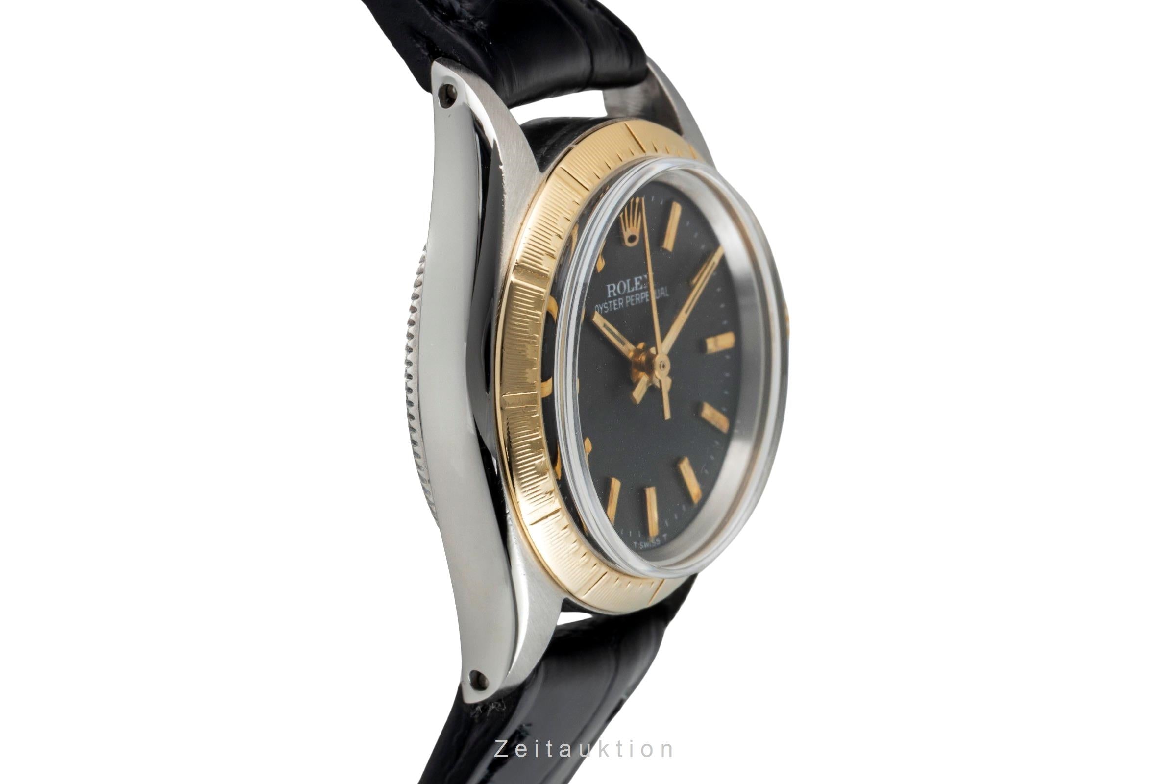 Rolex Oyster Perpetual steel / gold automatic women's watch 6804 Vintage  [2601369]