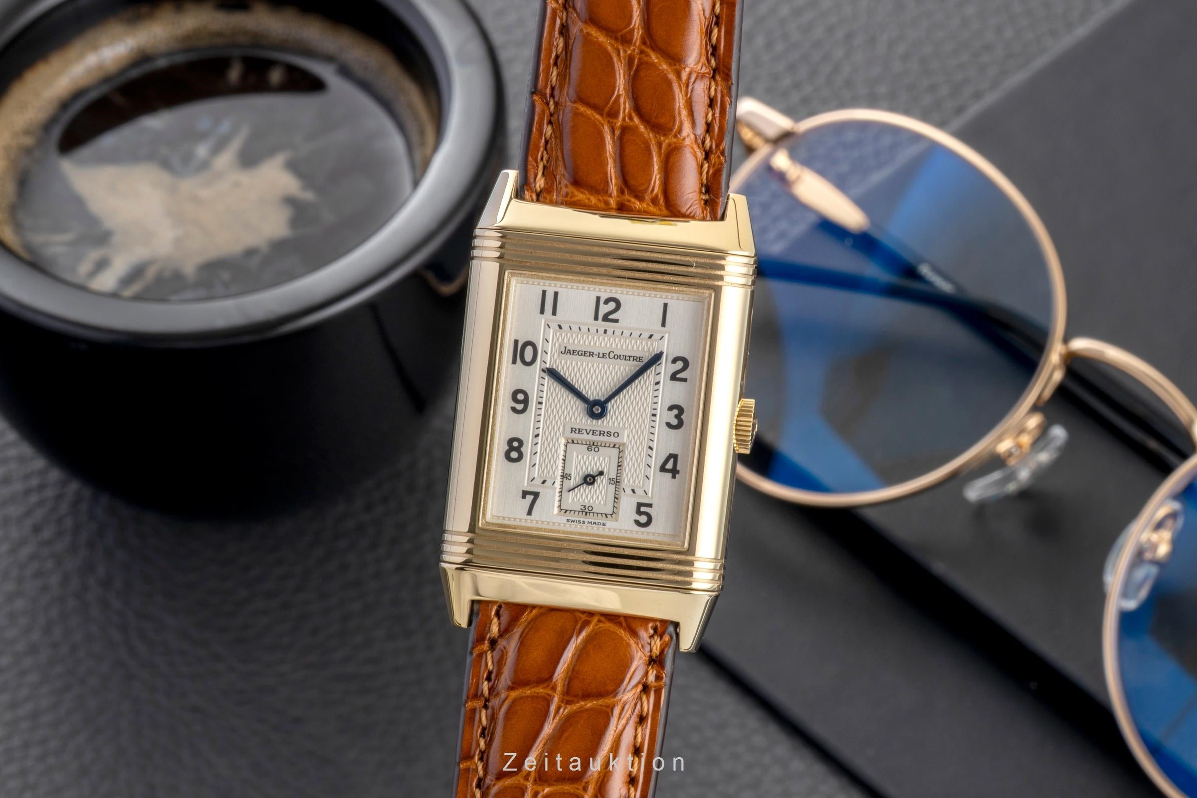 Jaeger LeCoultre Reverso 18 ct gold manual winding men's watch 270.140.622    [2601374]